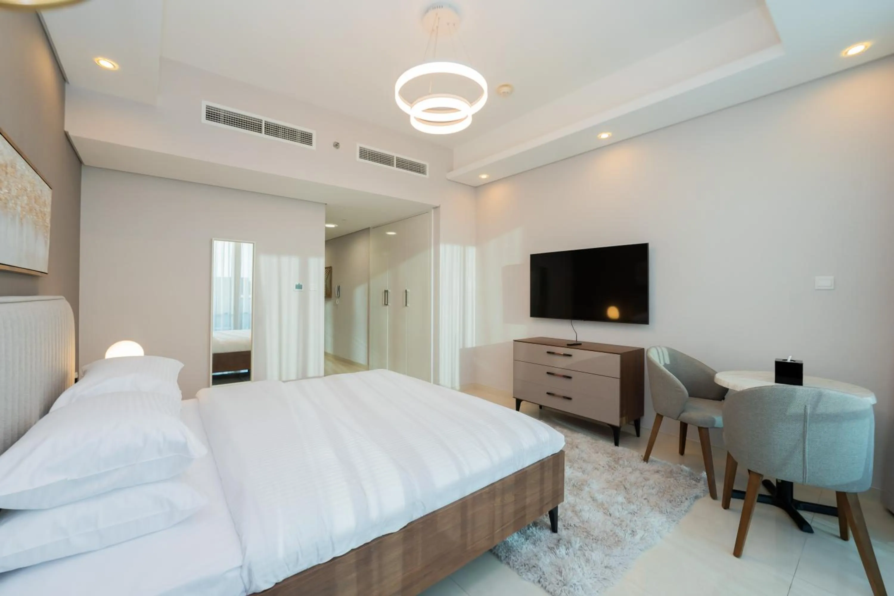 Photo of the whole room, Bed in Kasco Homes Waves Tower Business Bay