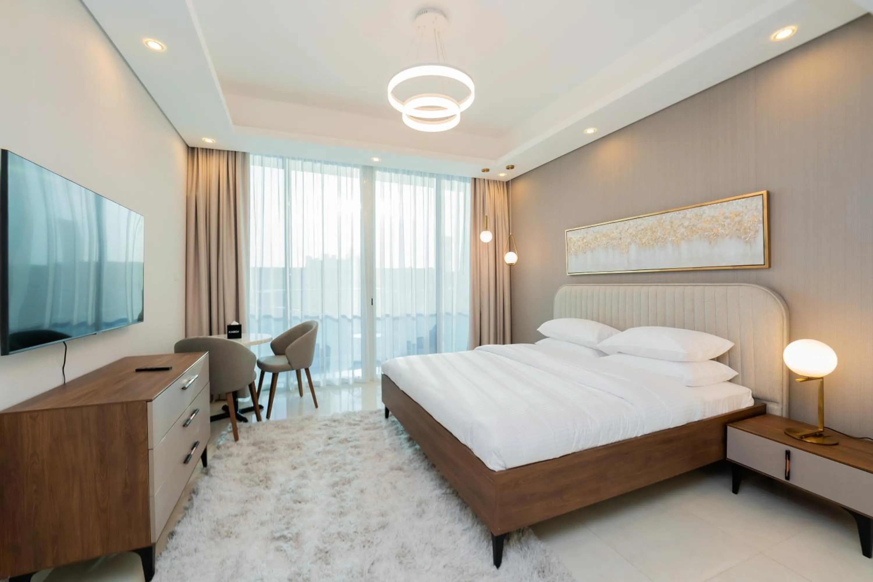 Photo of the whole room, Bed in Kasco Homes Waves Tower Business Bay