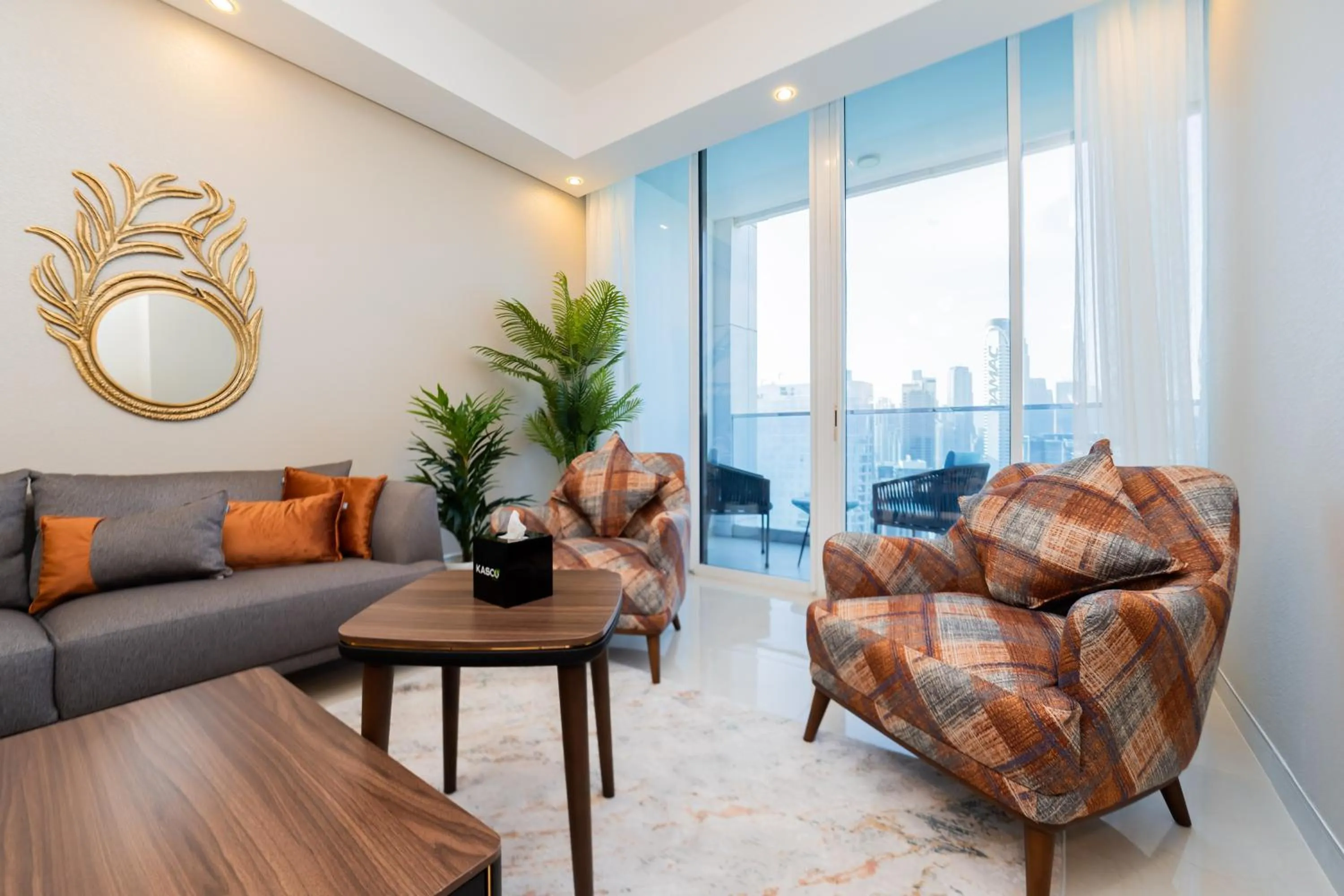 Living room in Kasco Homes Waves Tower Business Bay