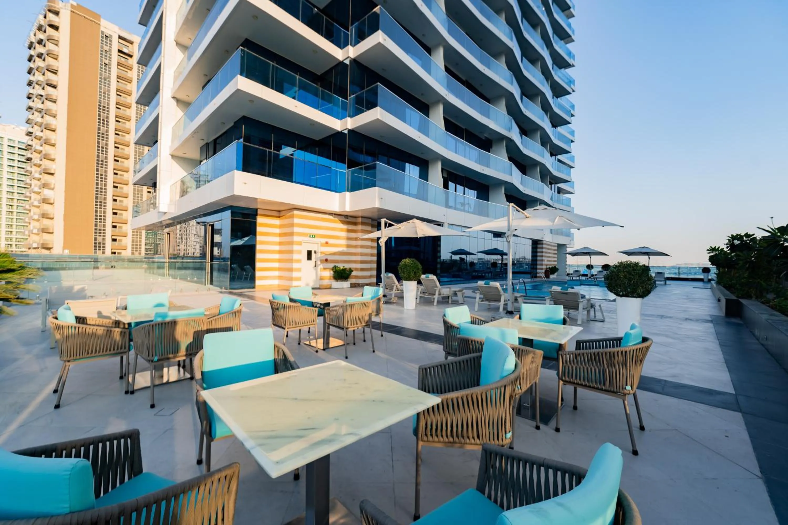 Property building in Kasco Homes Waves Tower Business Bay