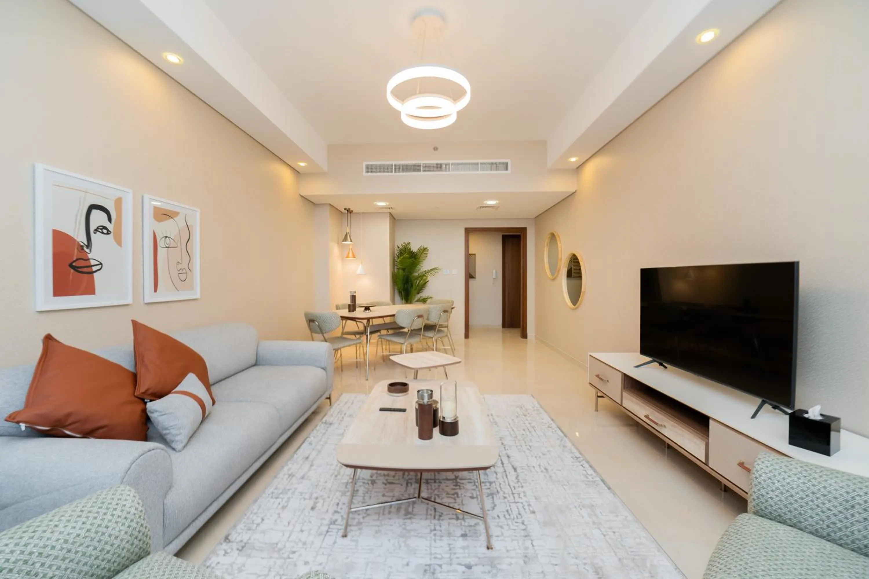 Living room in Kasco Homes Waves Tower Business Bay