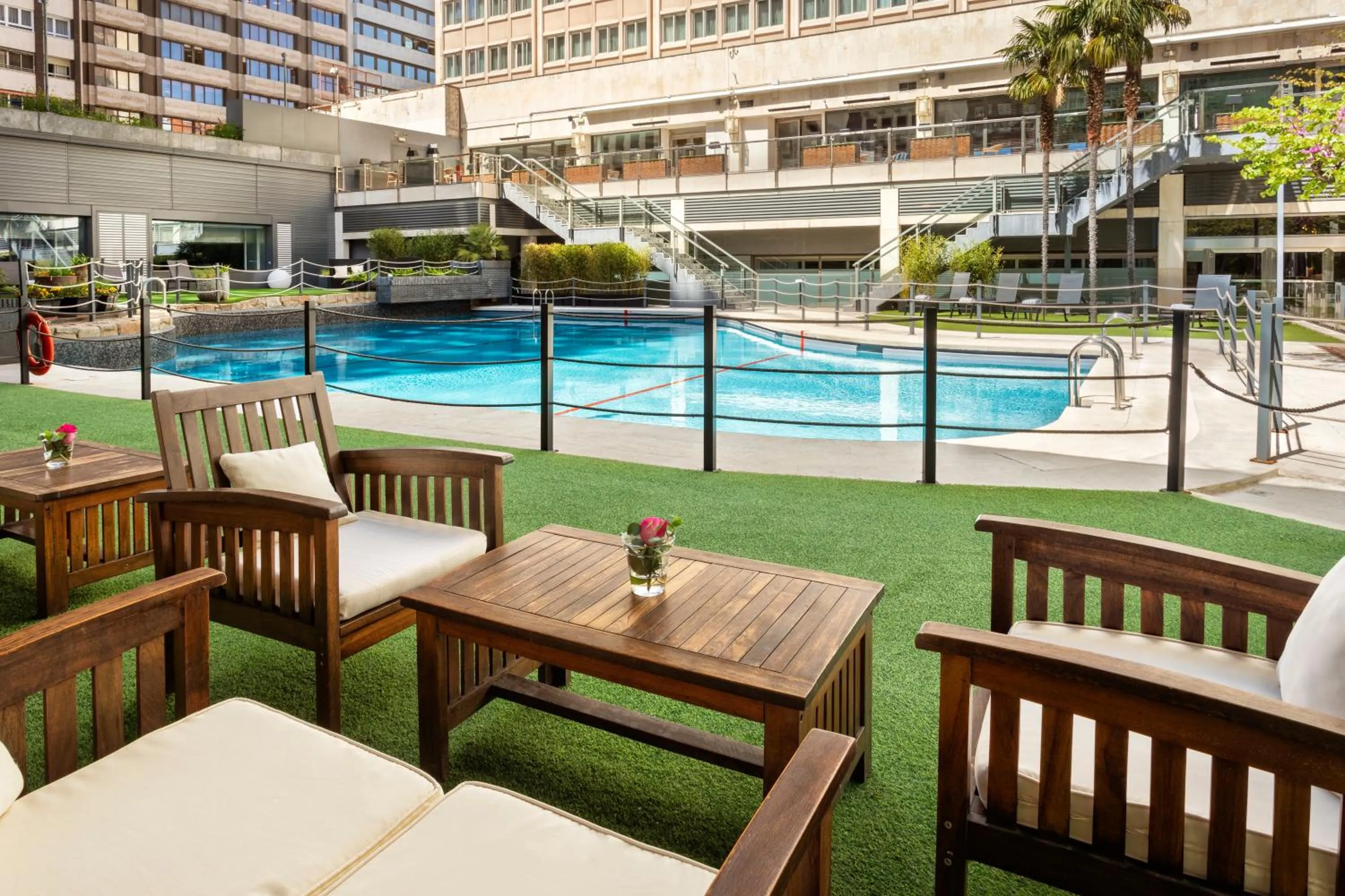 Patio in Melia Castilla