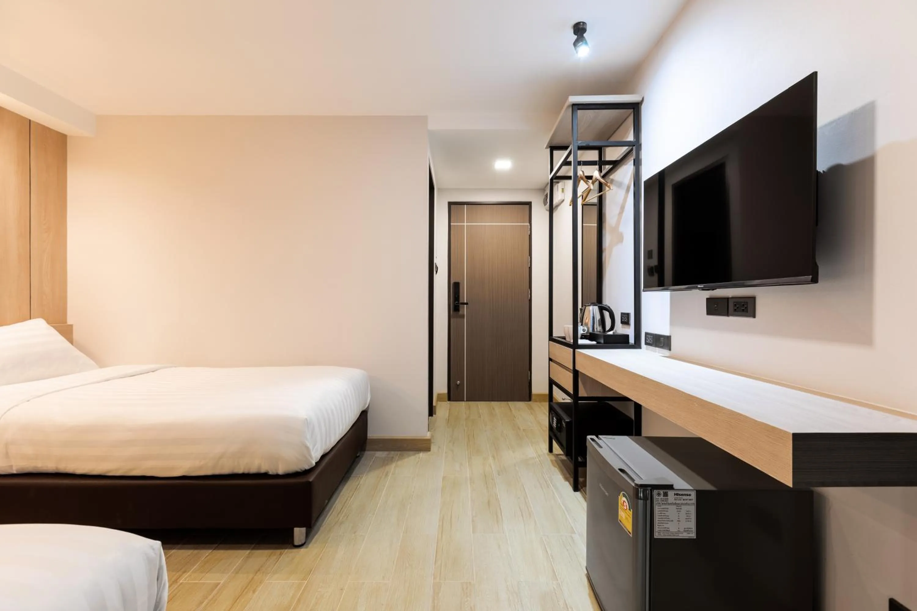 Bed in City Park Hotel Bangkok Pratunam by PCL