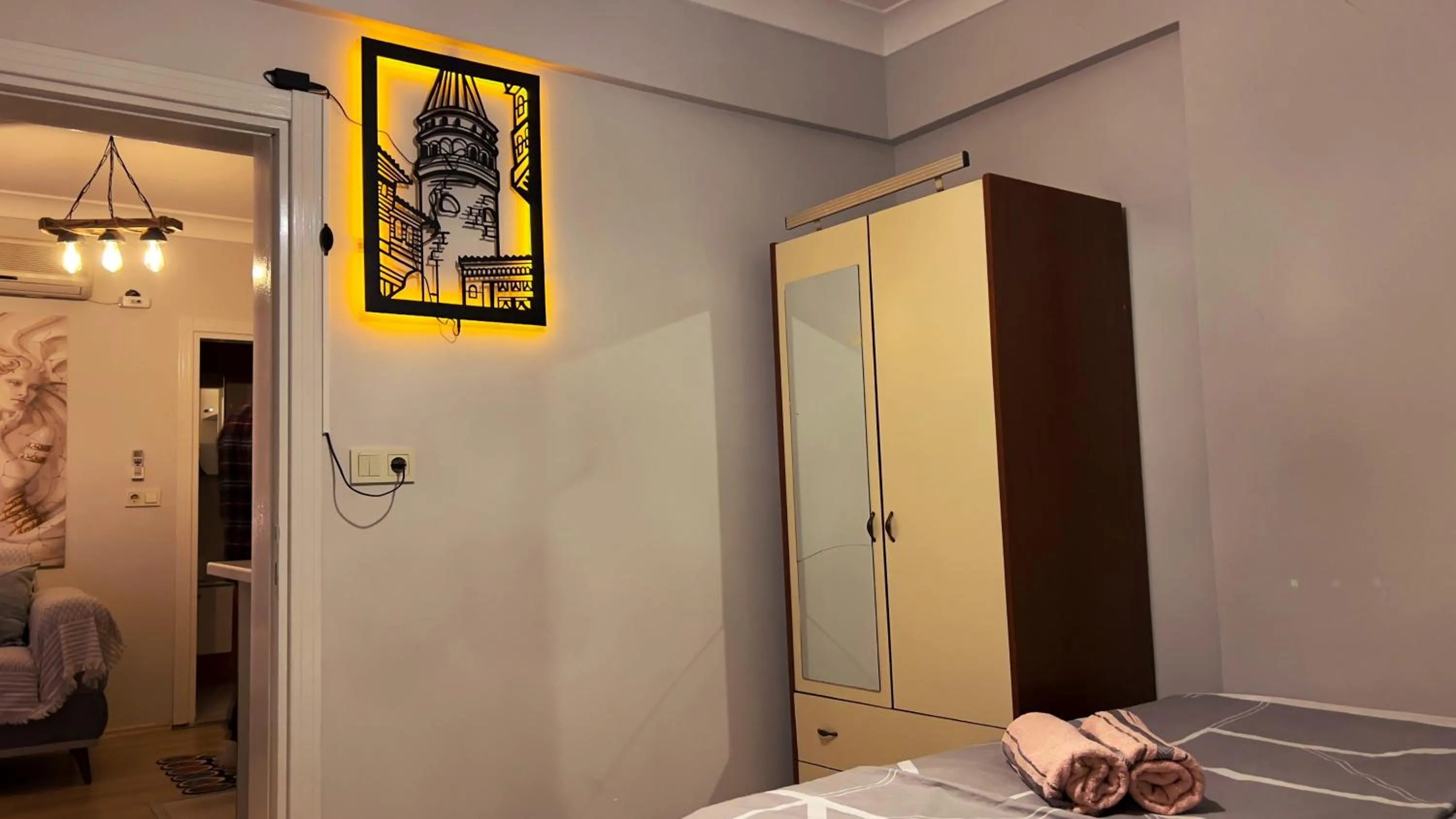 Bedroom, Bed in Edirne House