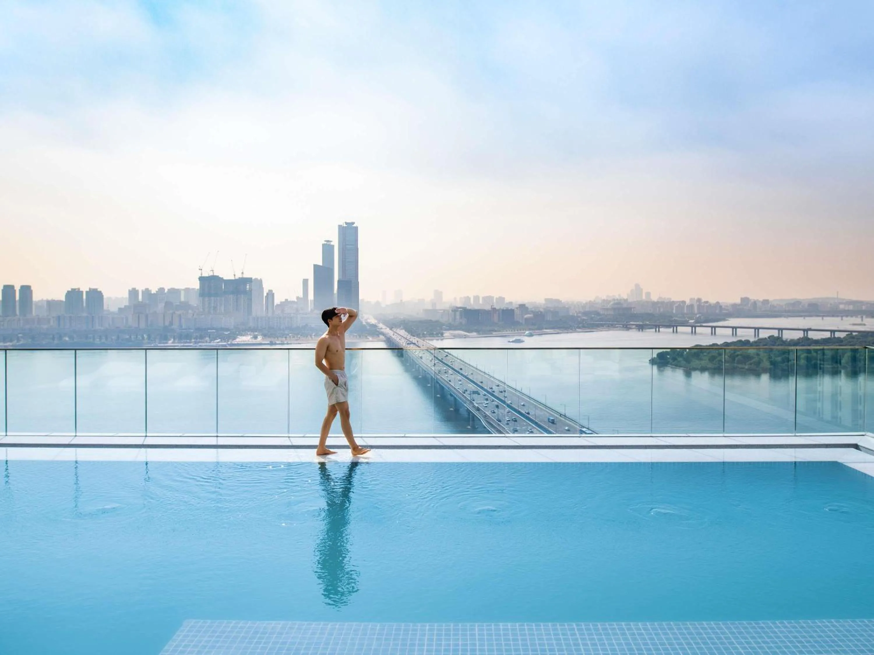 Pool view in Naru Ambassador Hotel Seoul - MGallery Collection