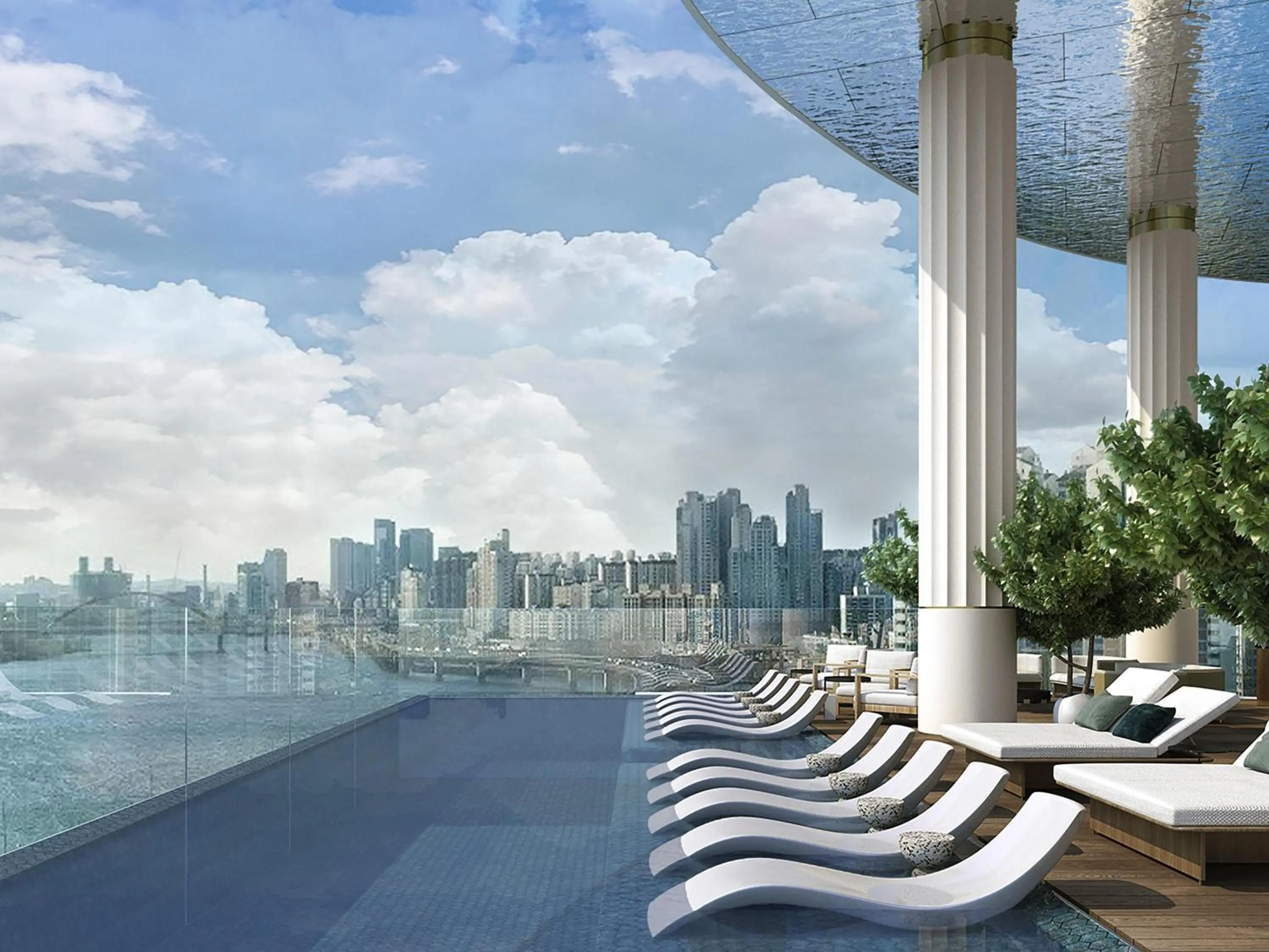 Lounge or bar in Naru Ambassador Hotel Seoul - MGallery Collection