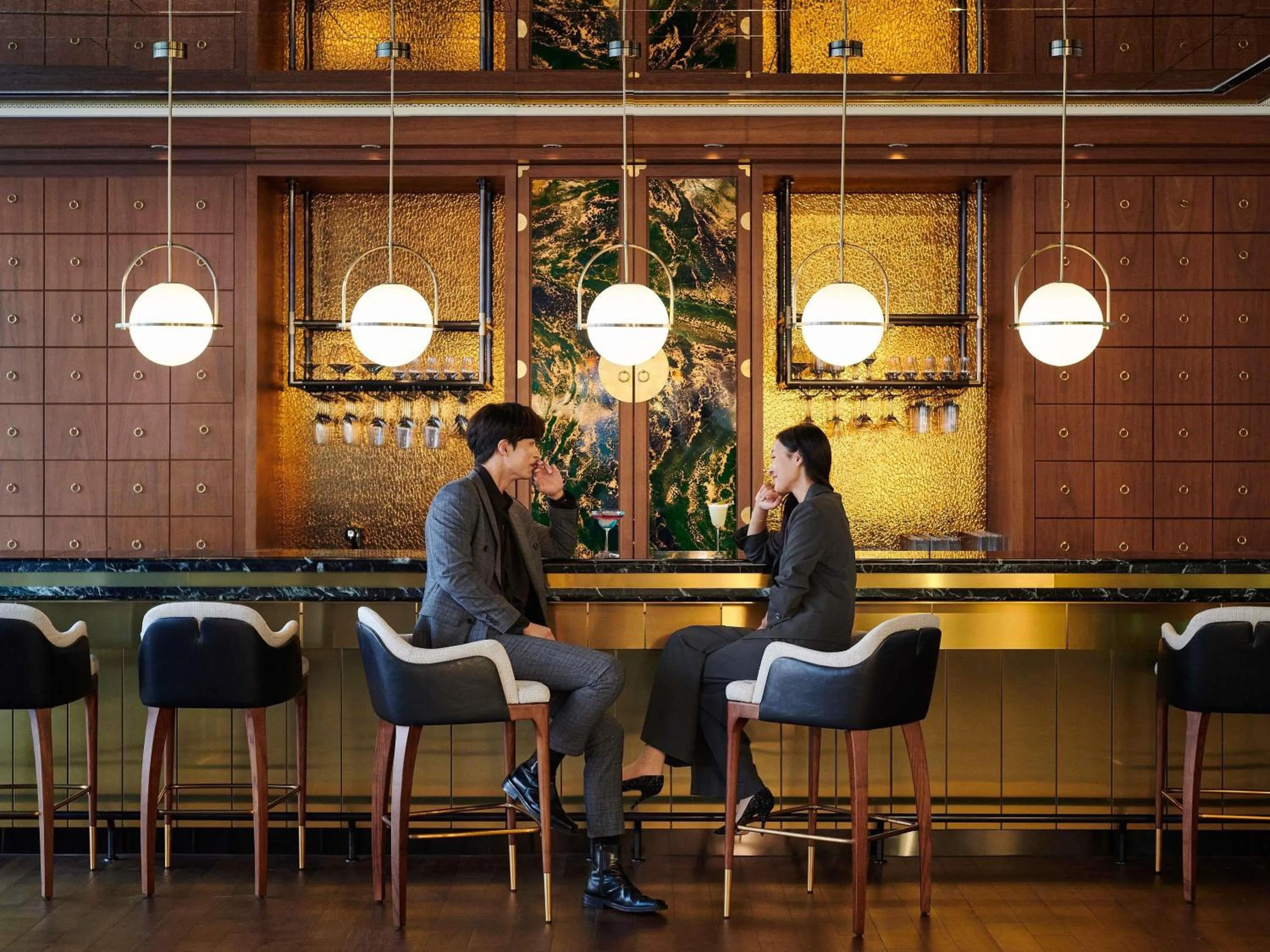 Lounge or bar in Naru Ambassador Hotel Seoul - MGallery Collection