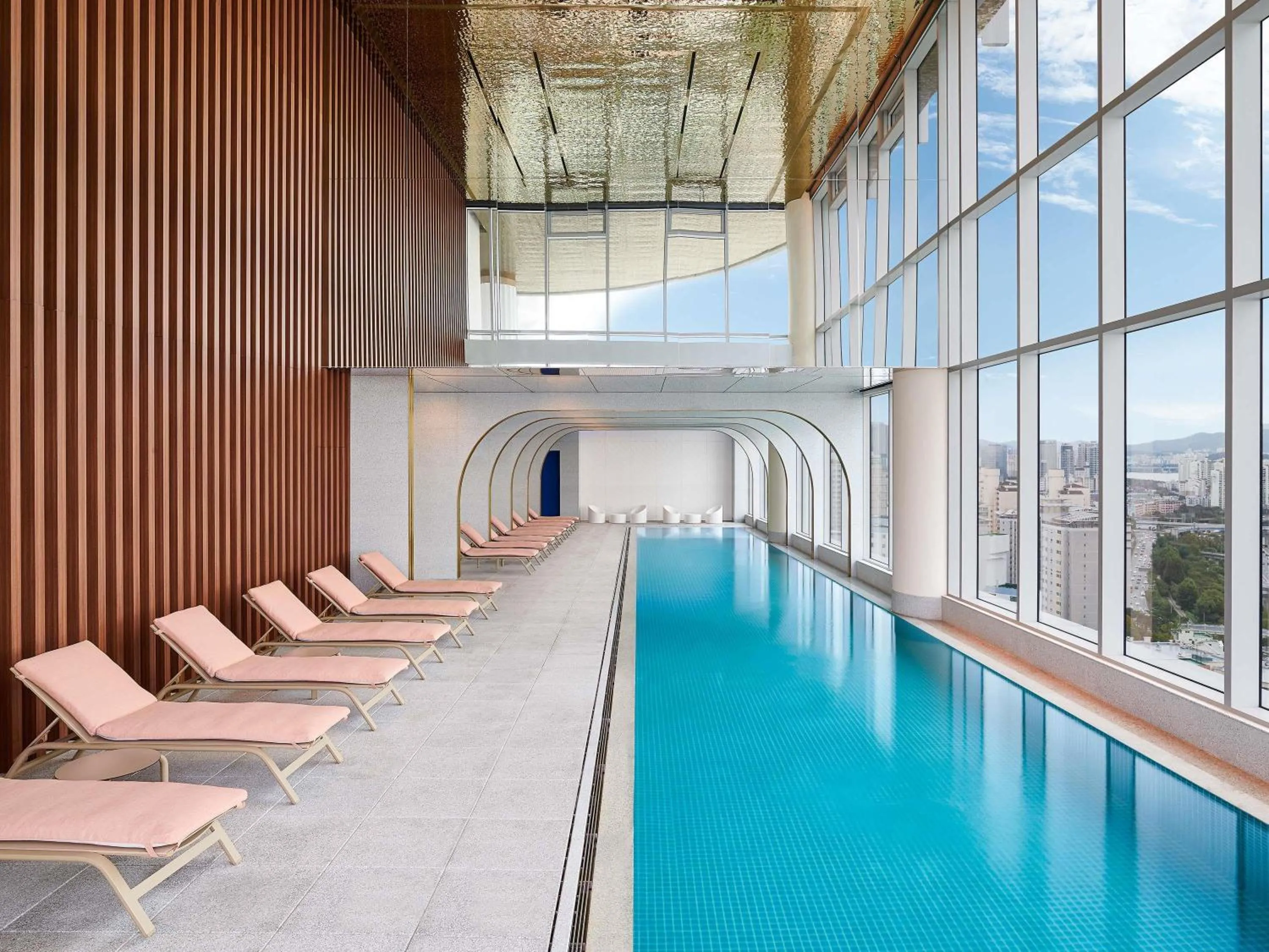 Pool view in Hotel Naru Seoul - MGallery Collection