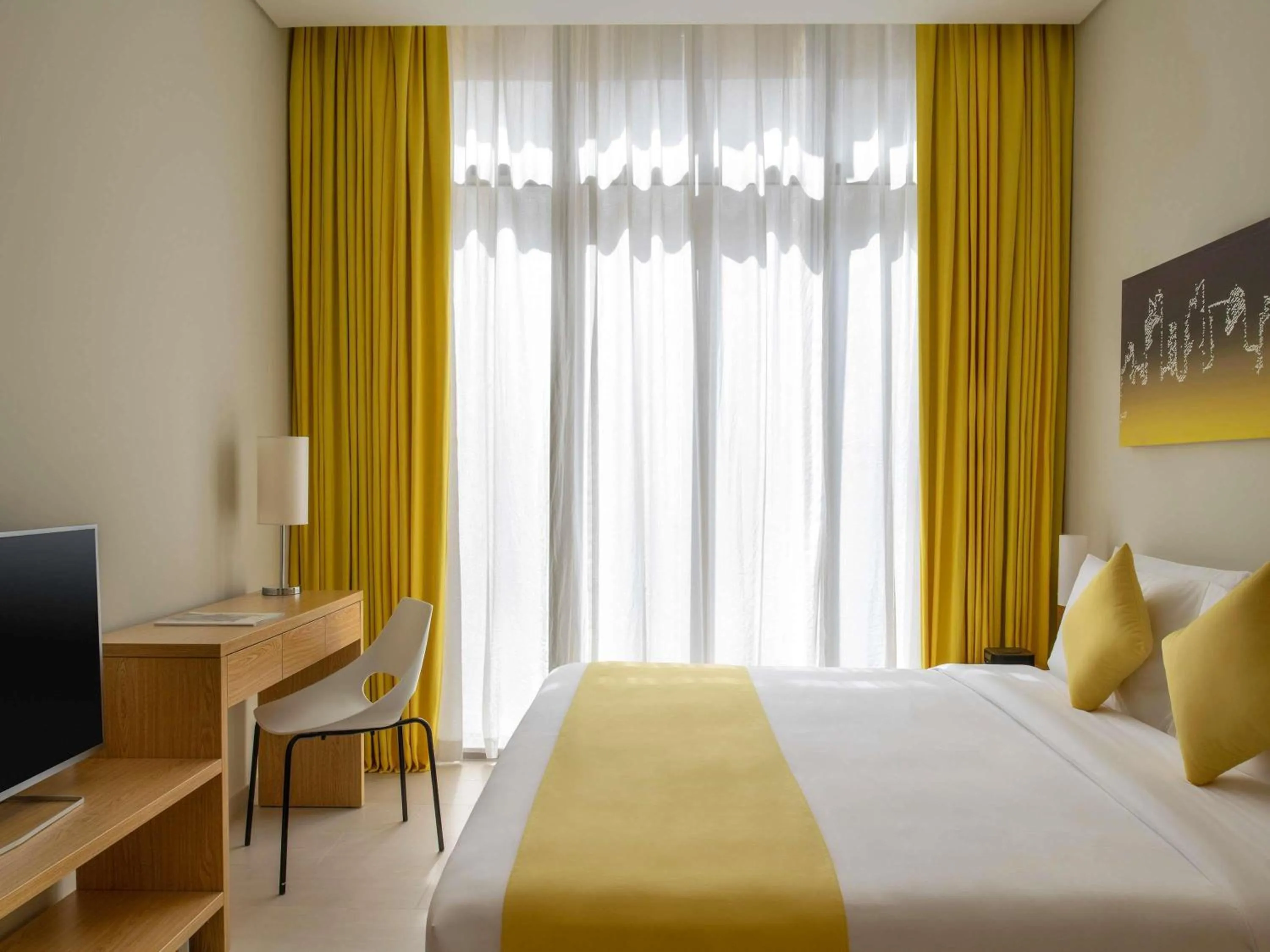 Bedroom, Bed in Adagio Doha