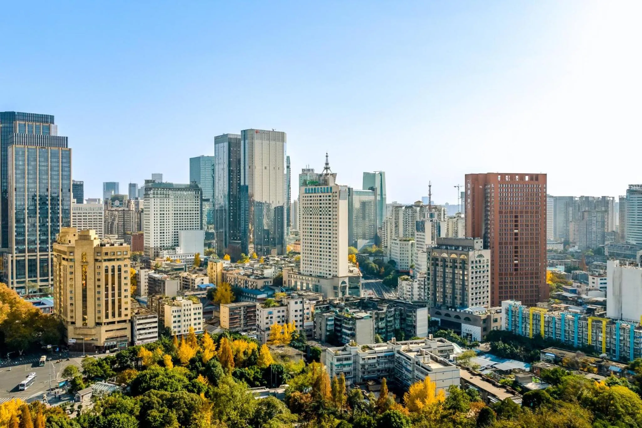 Property building in Holiday Inn Express Chengdu Tianfu Square by IHG - Chunxi Road and Kuanzhai Alley