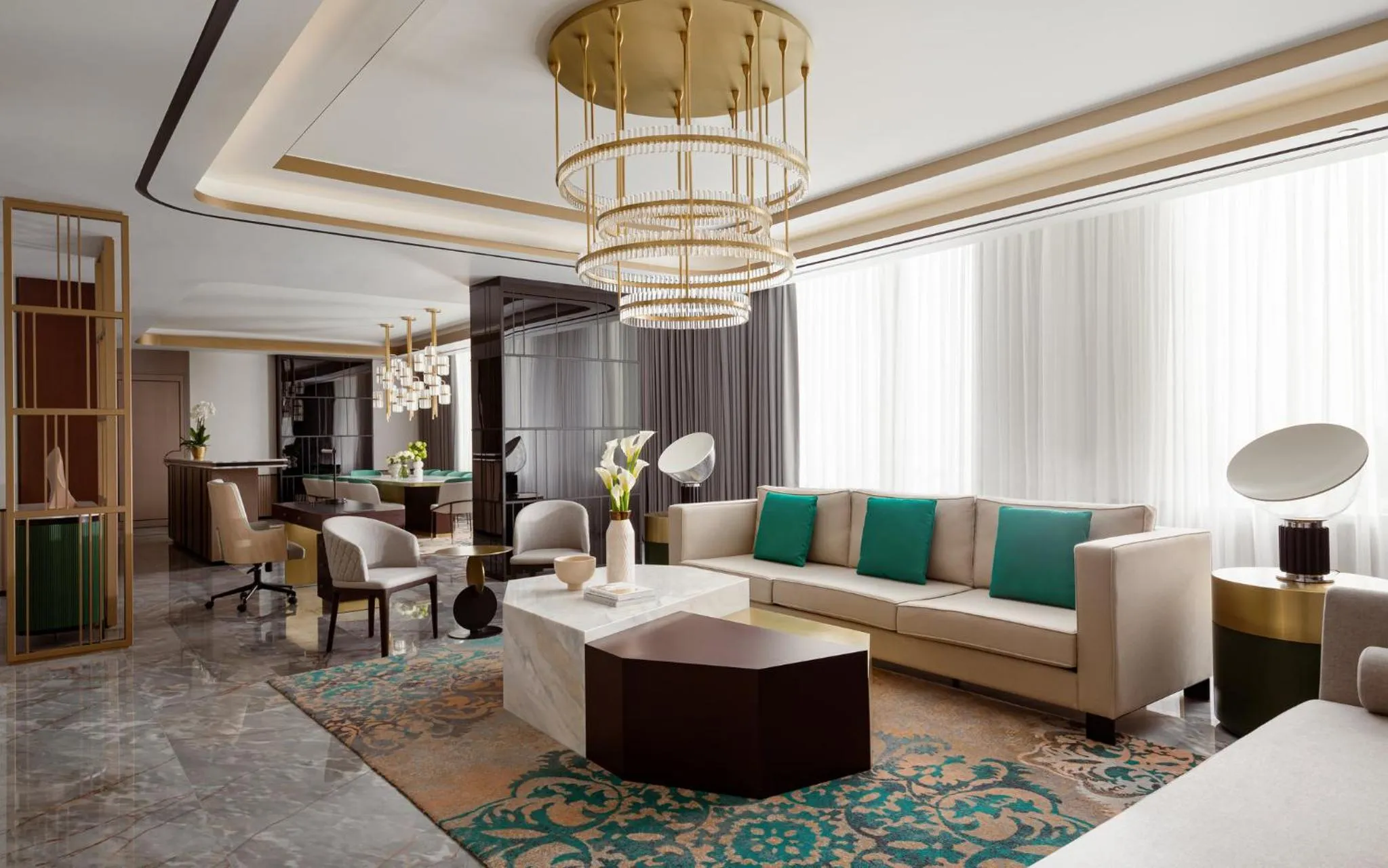 Living room in InterContinental Tashkent by IHG