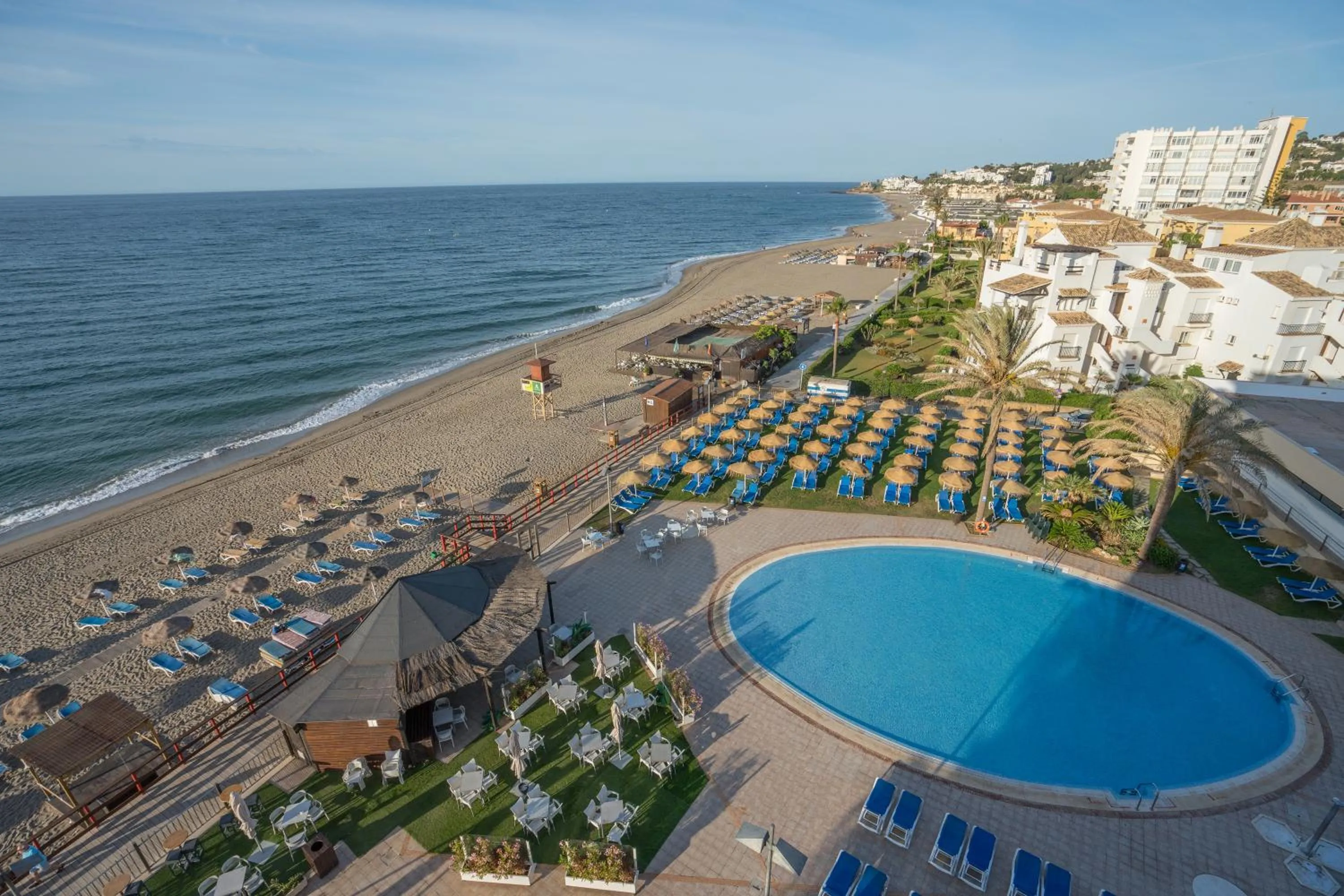 Pool view in Gran Hotel Costa del Sol