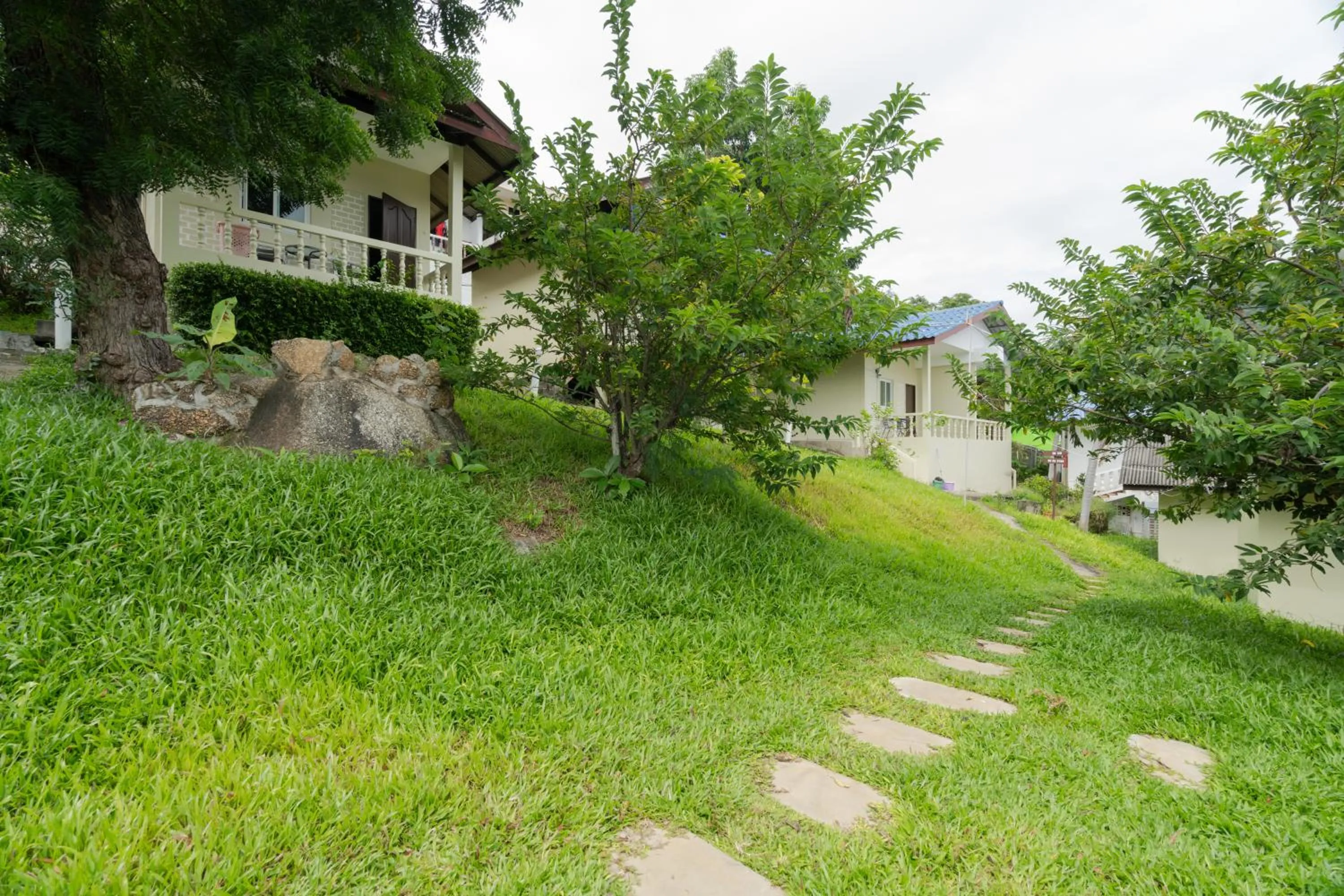 Garden in Kataonsea bungalows