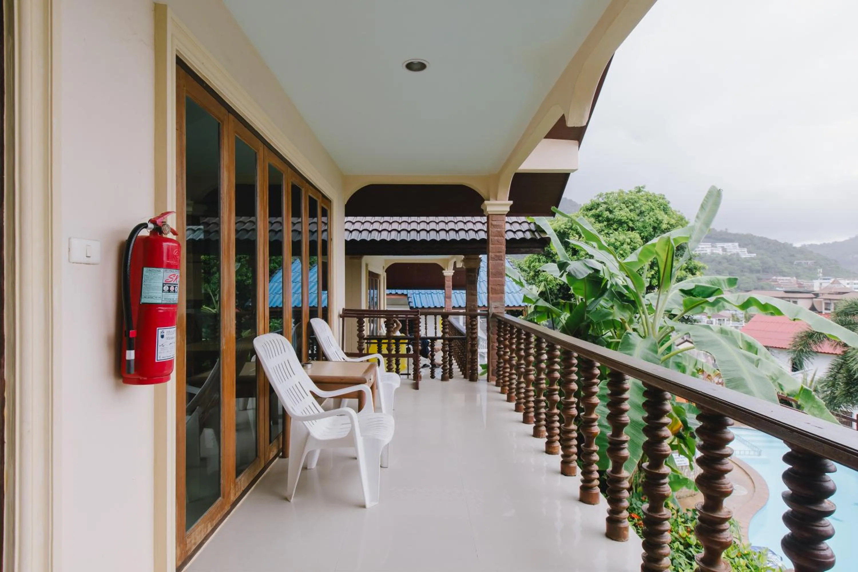 Balcony/Terrace in Kataonsea bungalows