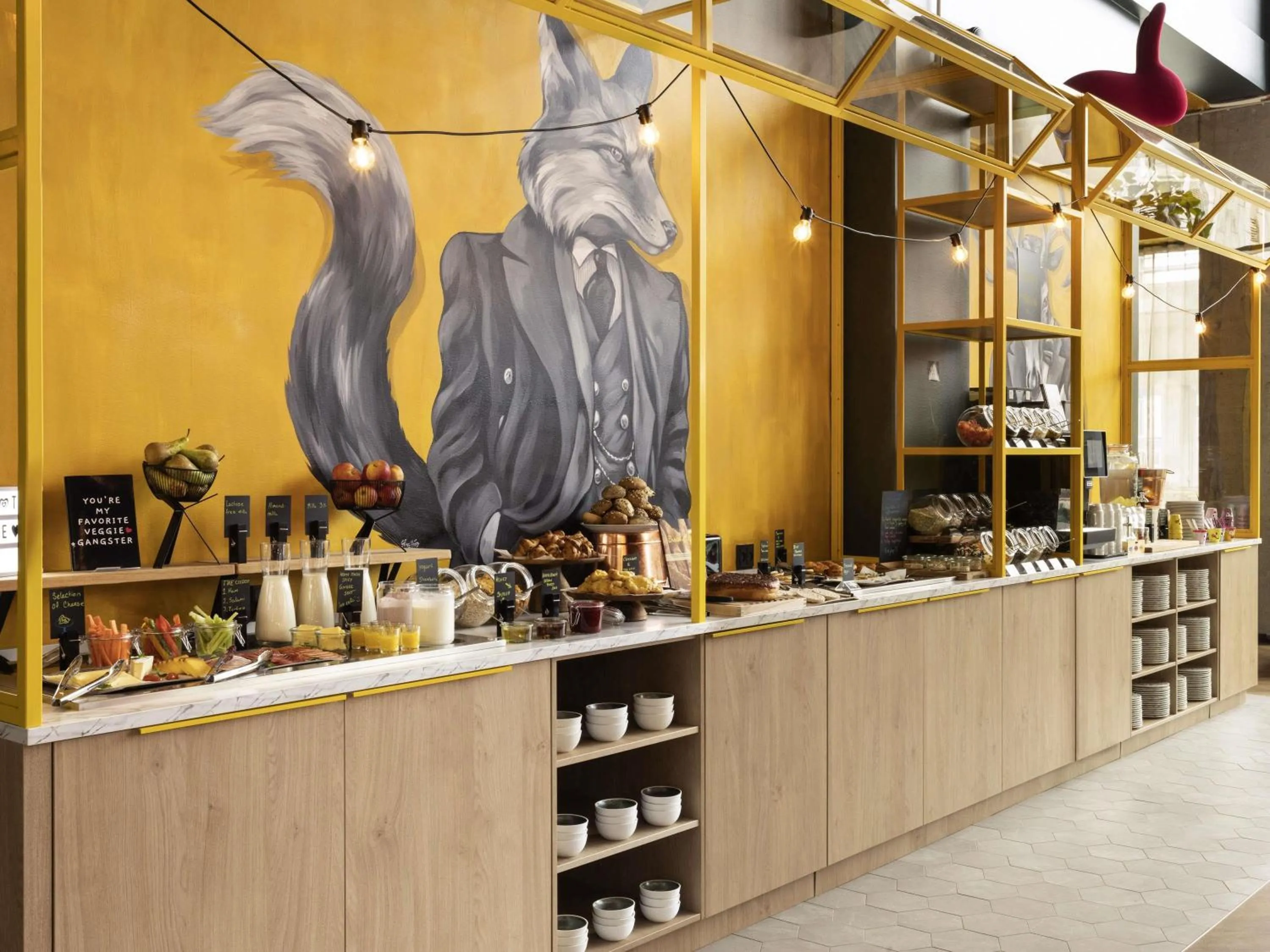 Breakfast in ibis Styles Copenhagen Orestad