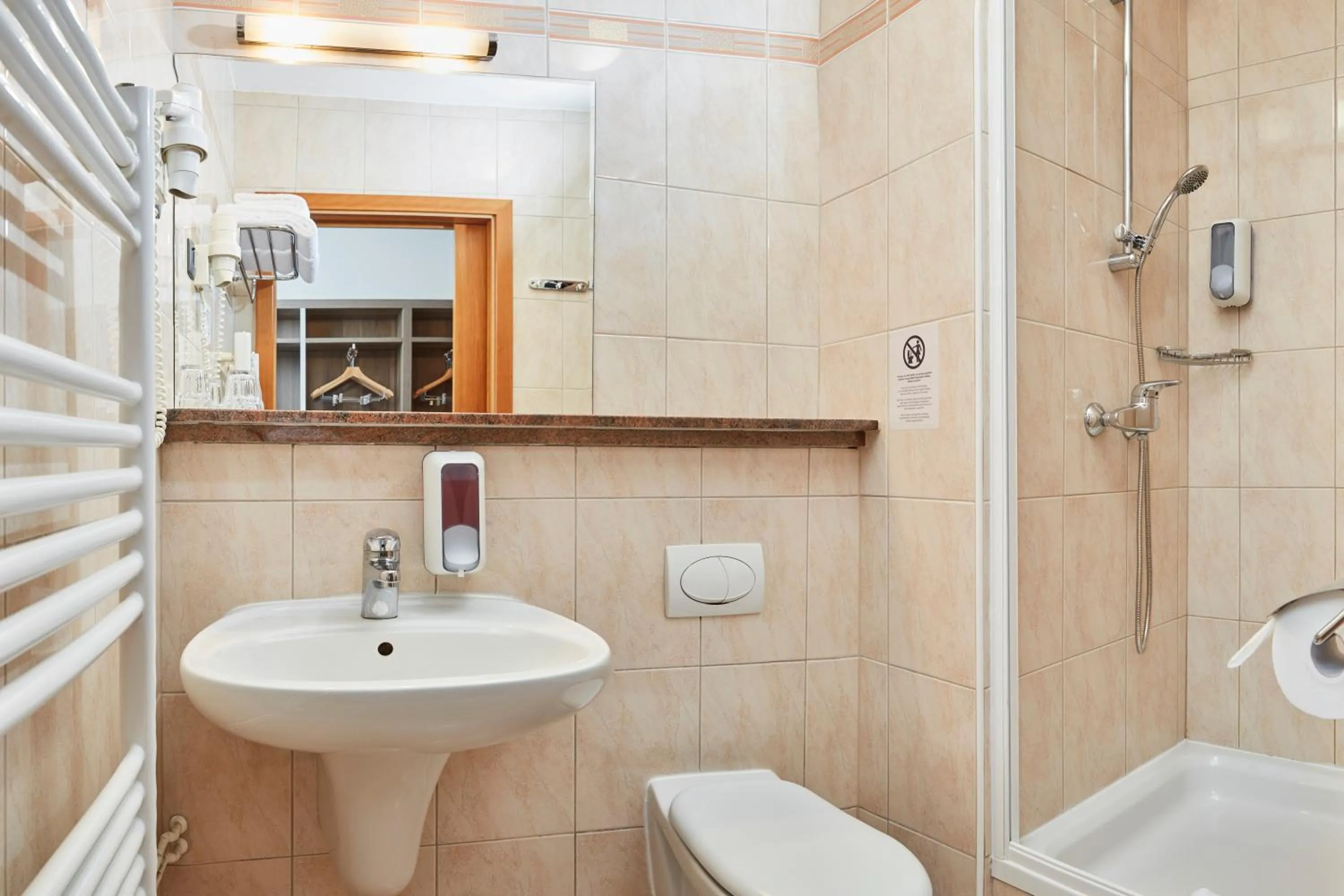 Shower in Thermal Resort Hotel Lendava