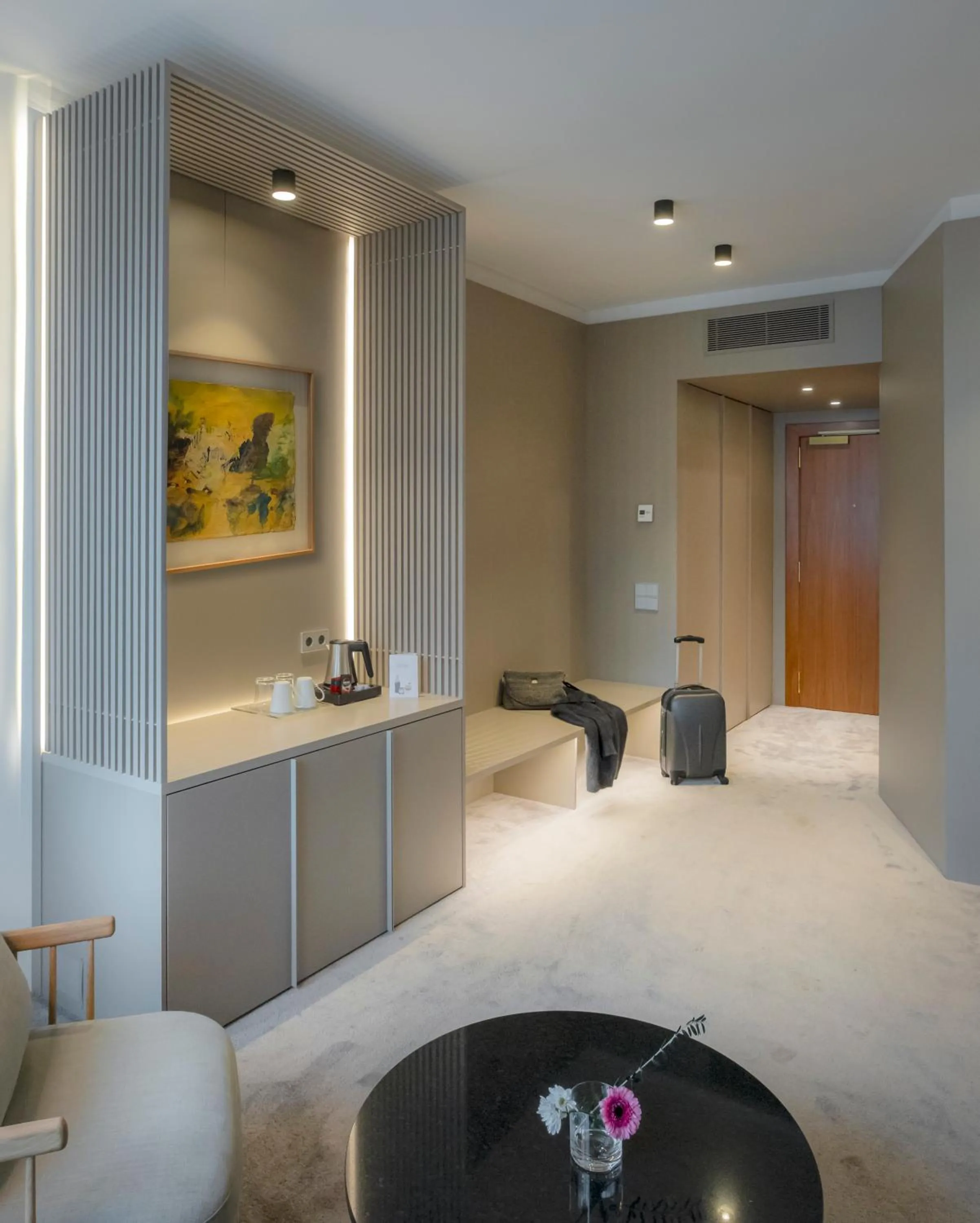 Seating area in Carlemany Girona