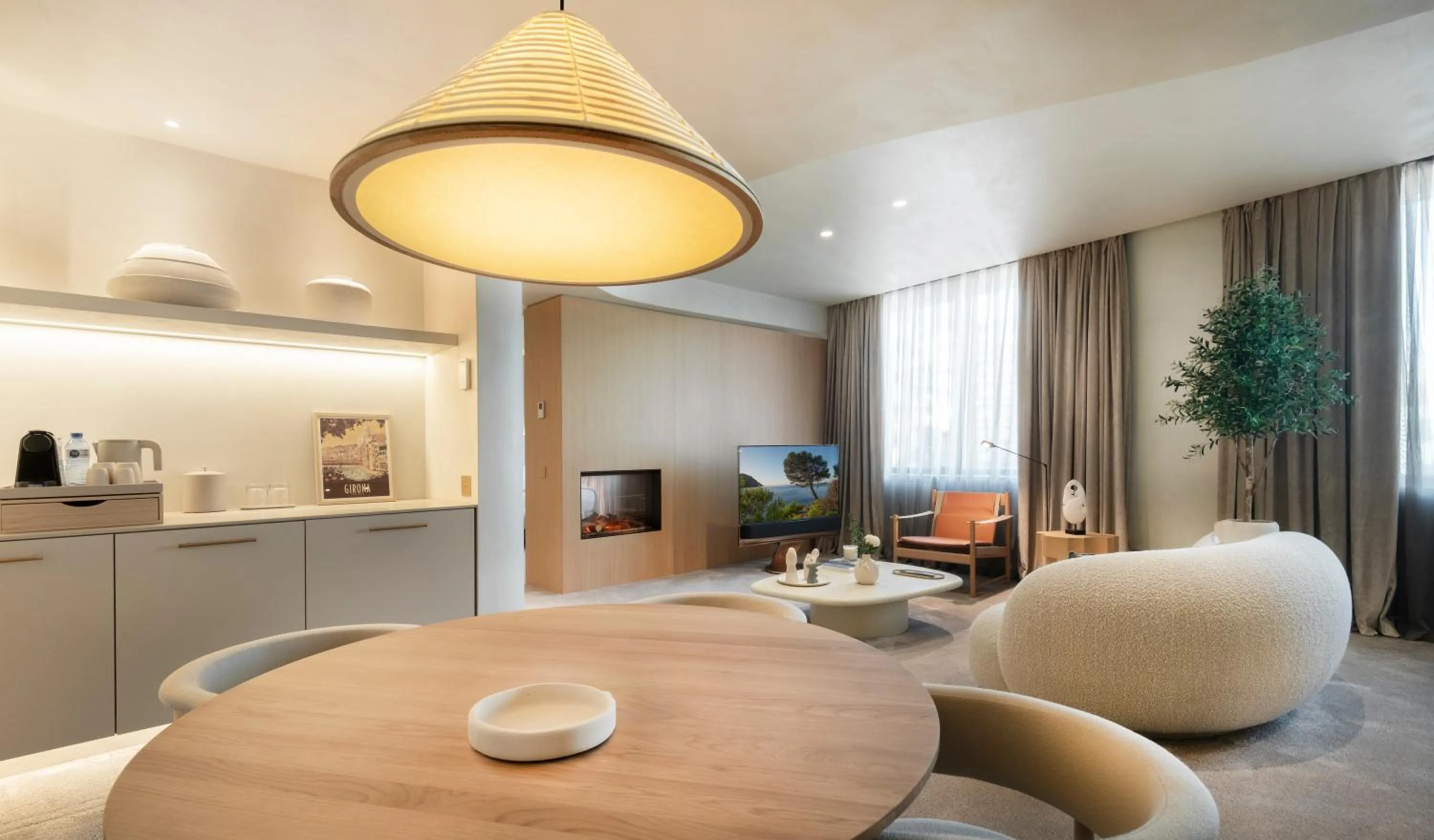 Living room in Carlemany Girona