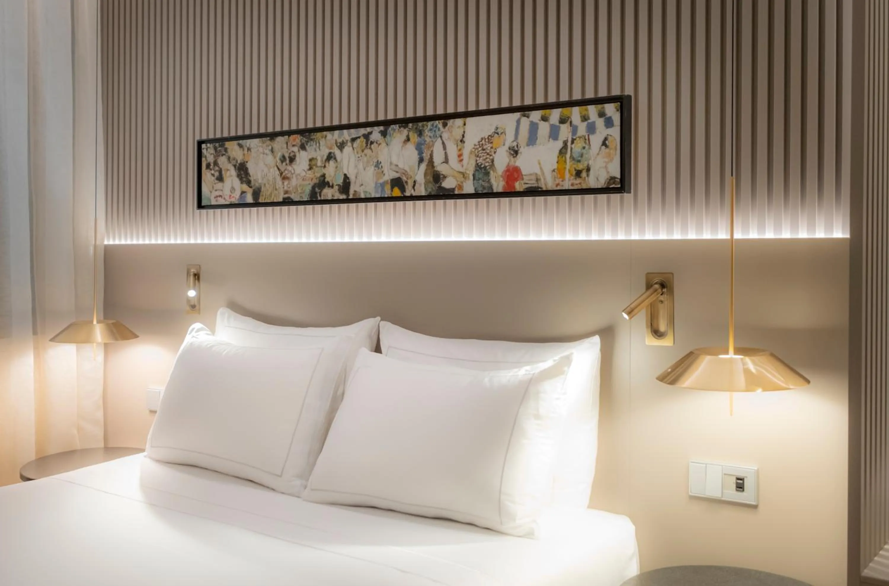 Decorative detail, Bed in Carlemany Girona