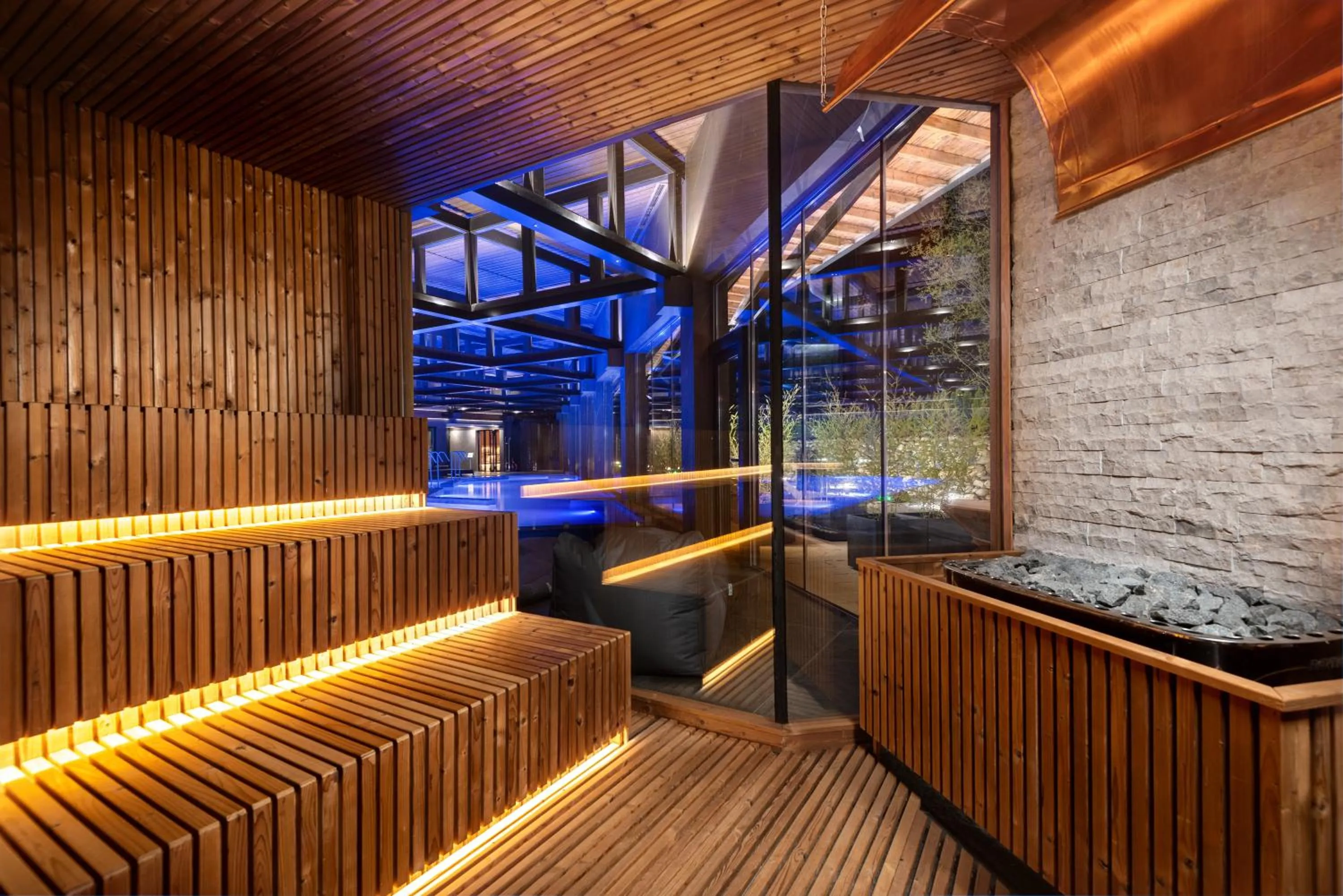 Sauna in Grand Hotel Therme