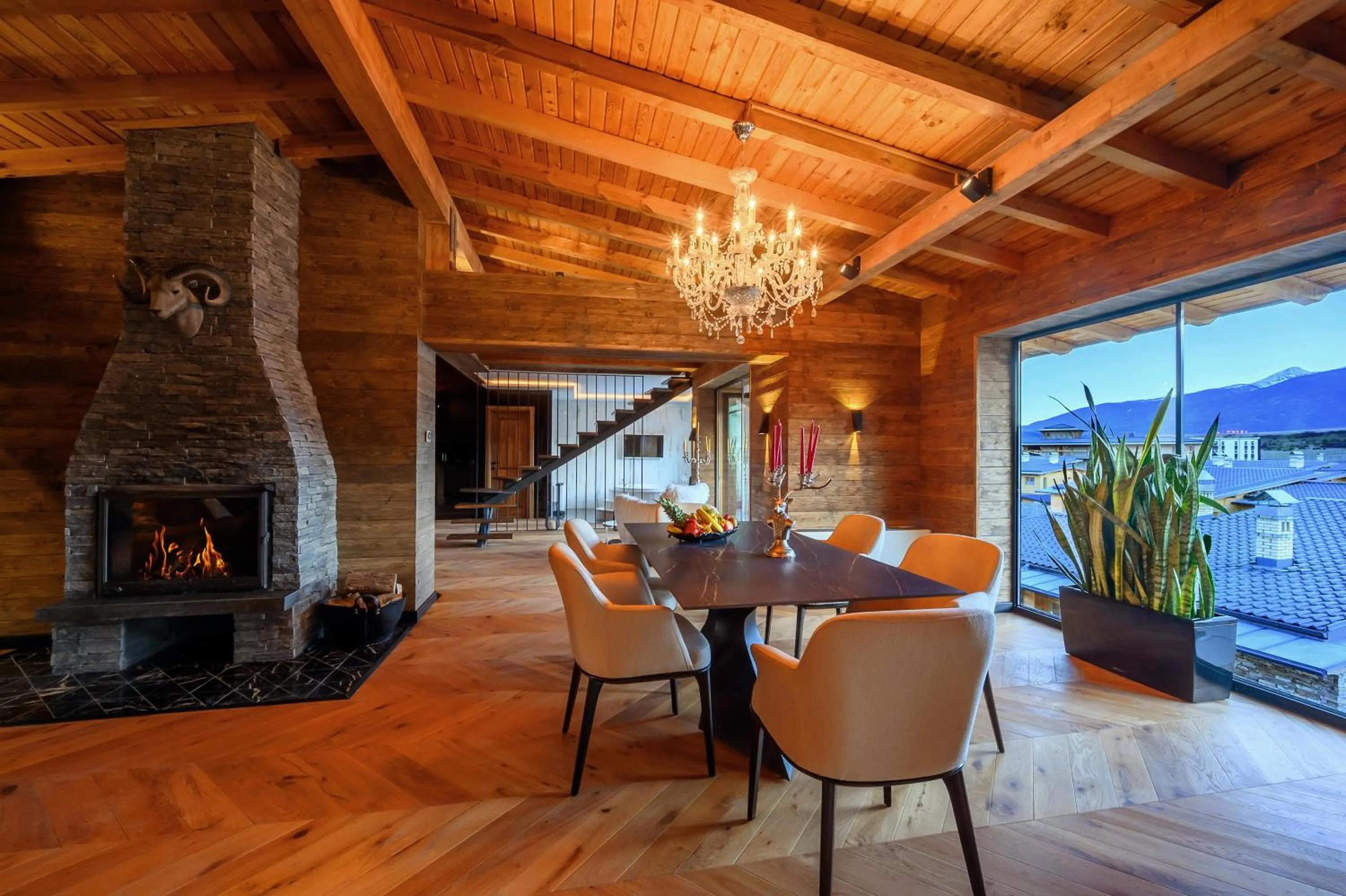 Dining area in Grand Hotel Therme
