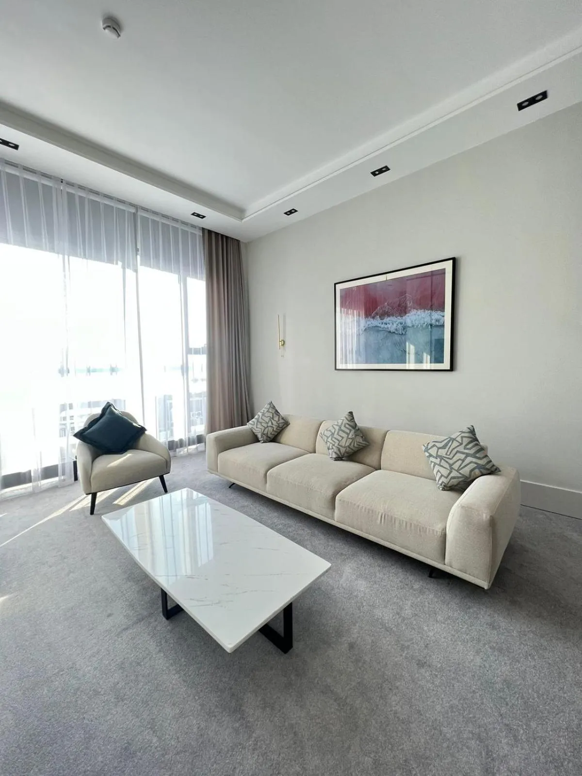 Seating area in NEOS HOTEL