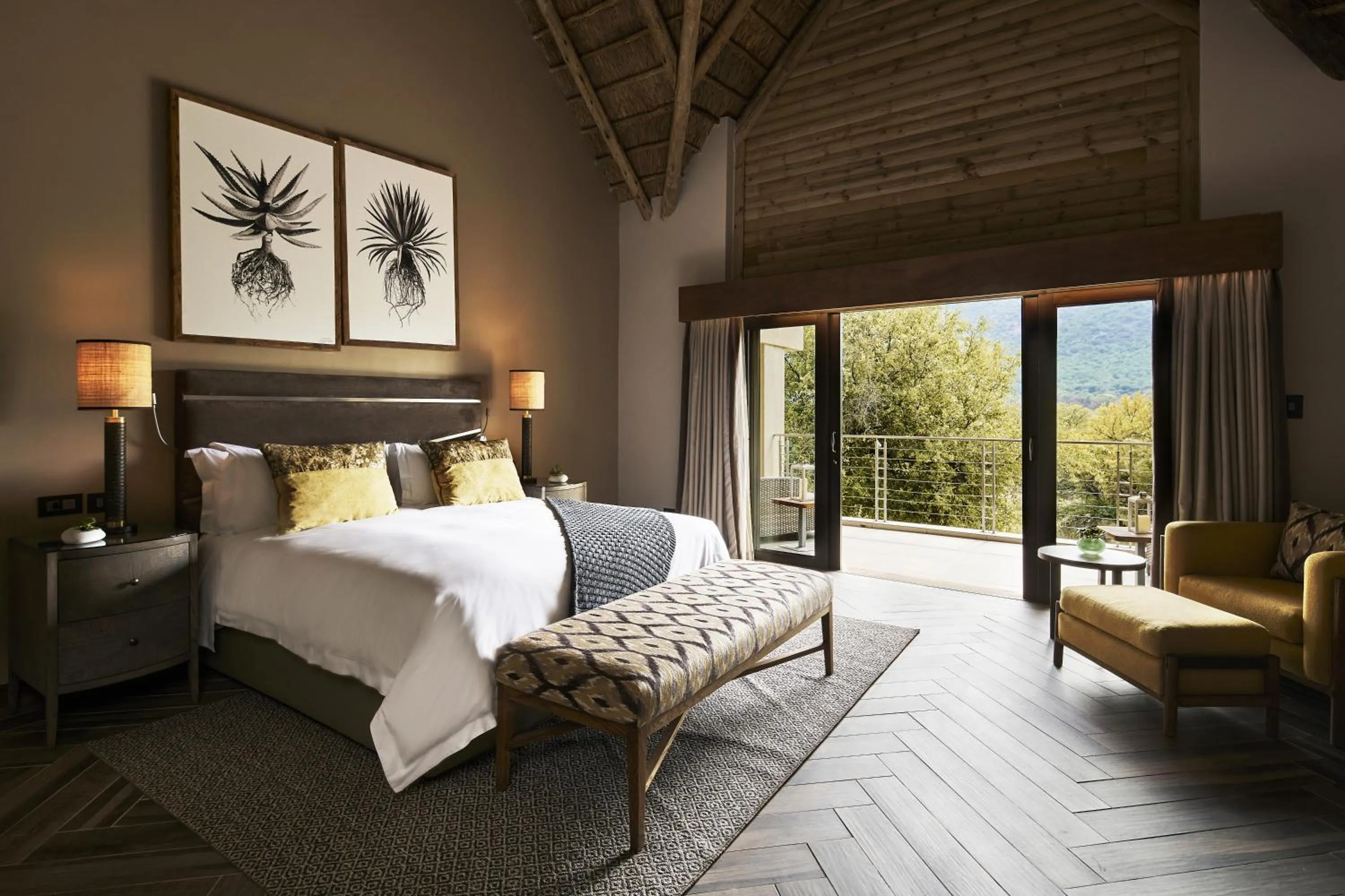 View (from property/room), Bed in Letamo at Qwabi Private Game Reserve by NEWMARK