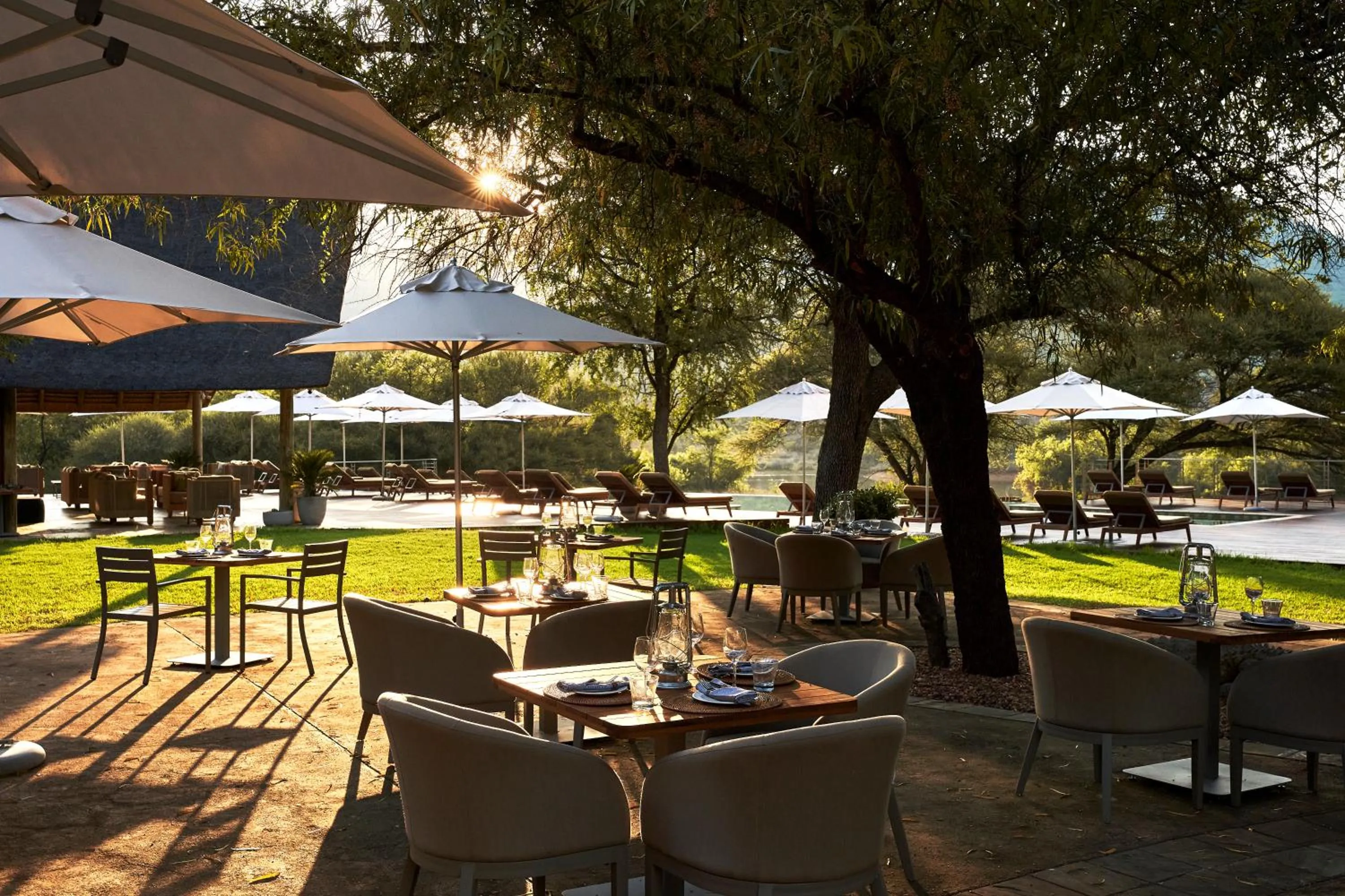 Restaurant/places to eat in Letamo at Qwabi Private Game Reserve by NEWMARK