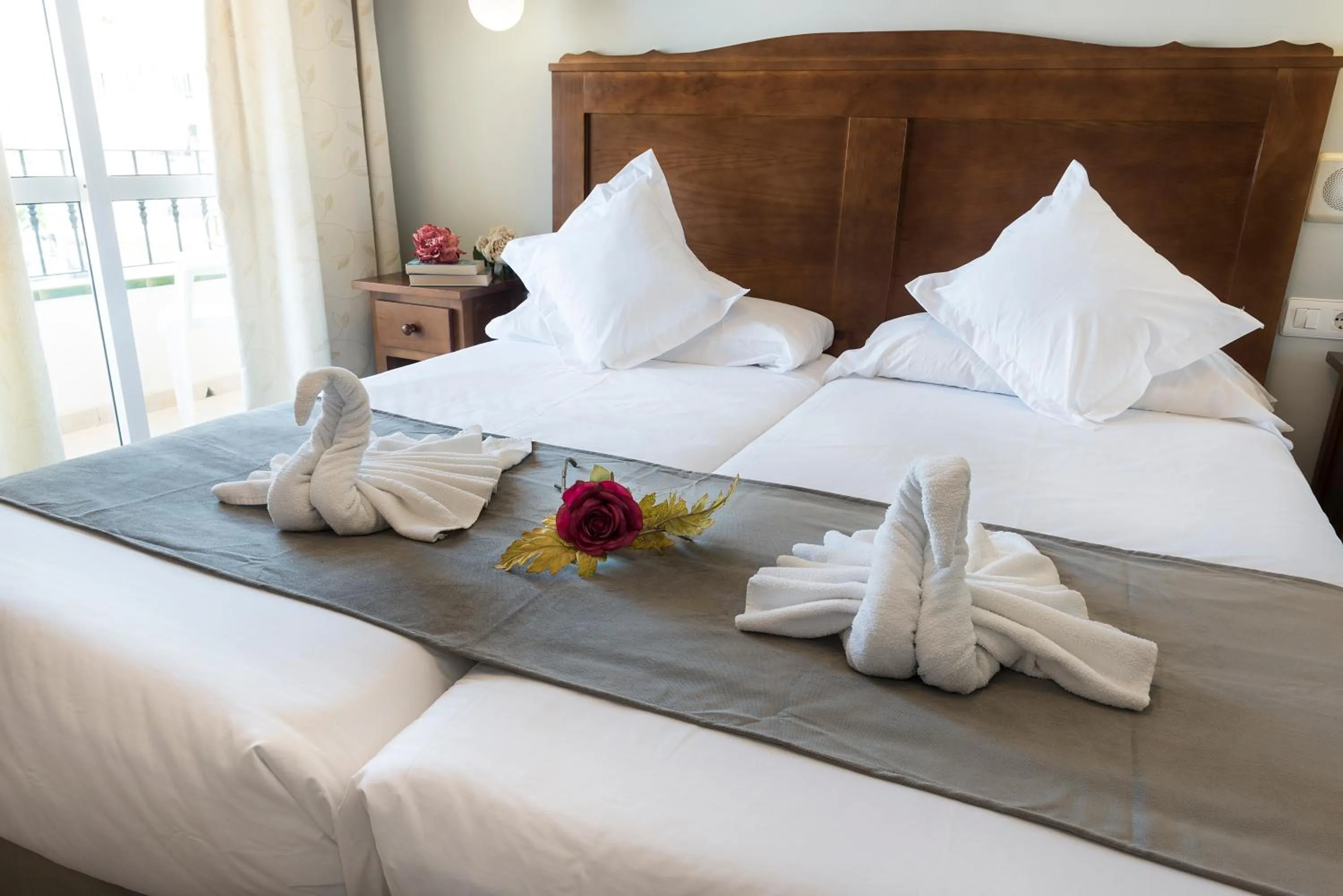 Bed in Hotel Toboso Chaparil