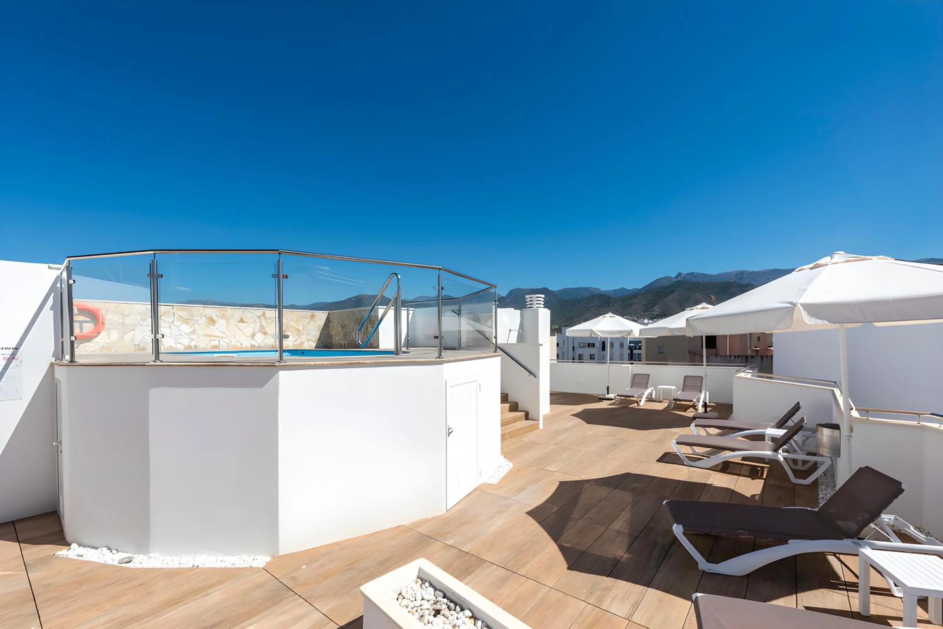 Mountain view in Hotel Toboso Chaparil