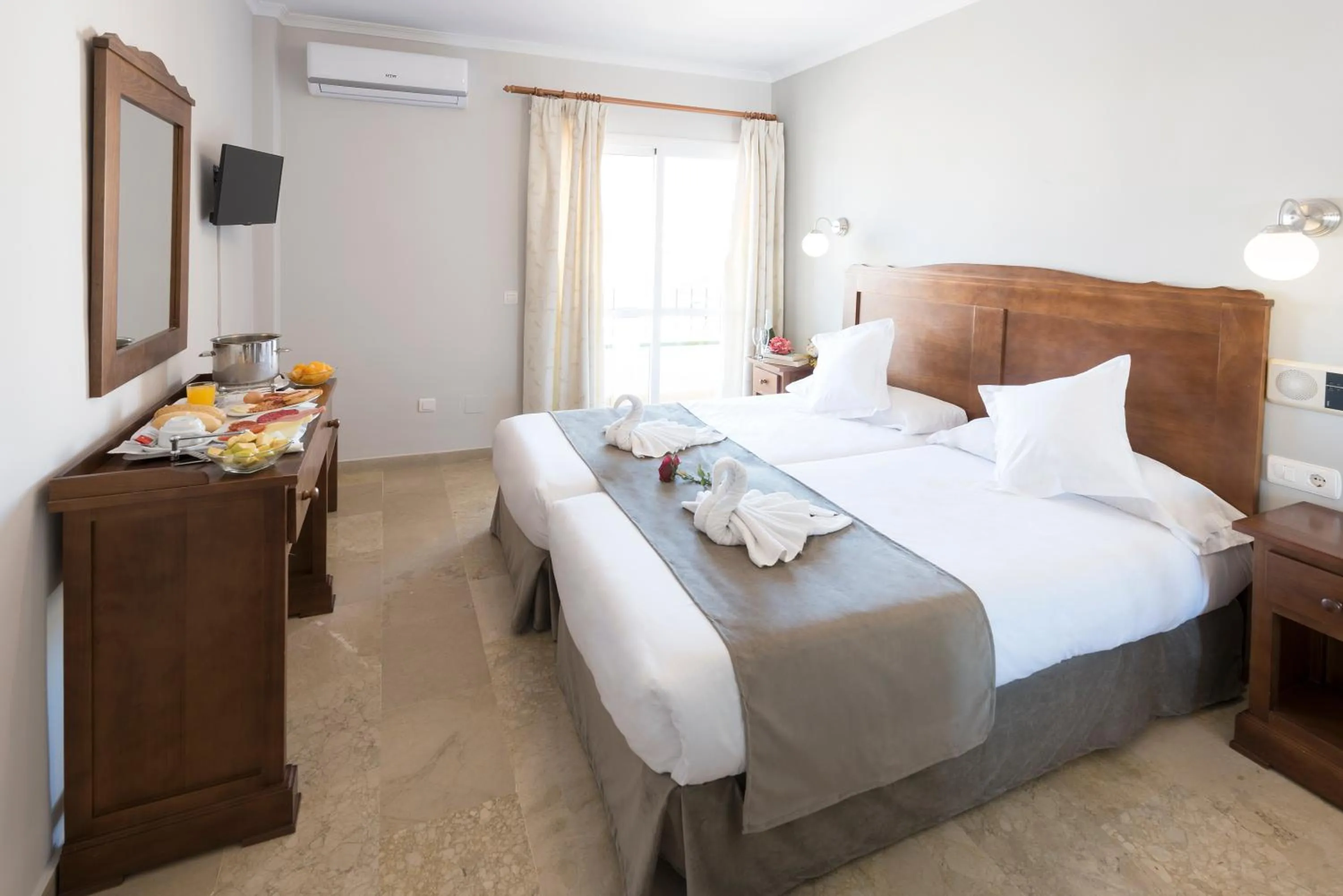 Bed in Hotel Toboso Chaparil