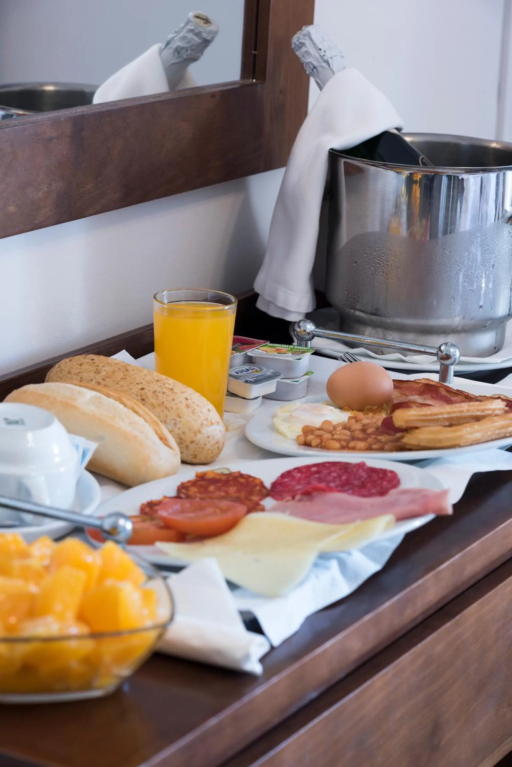 Food and drinks in Hotel Toboso Chaparil