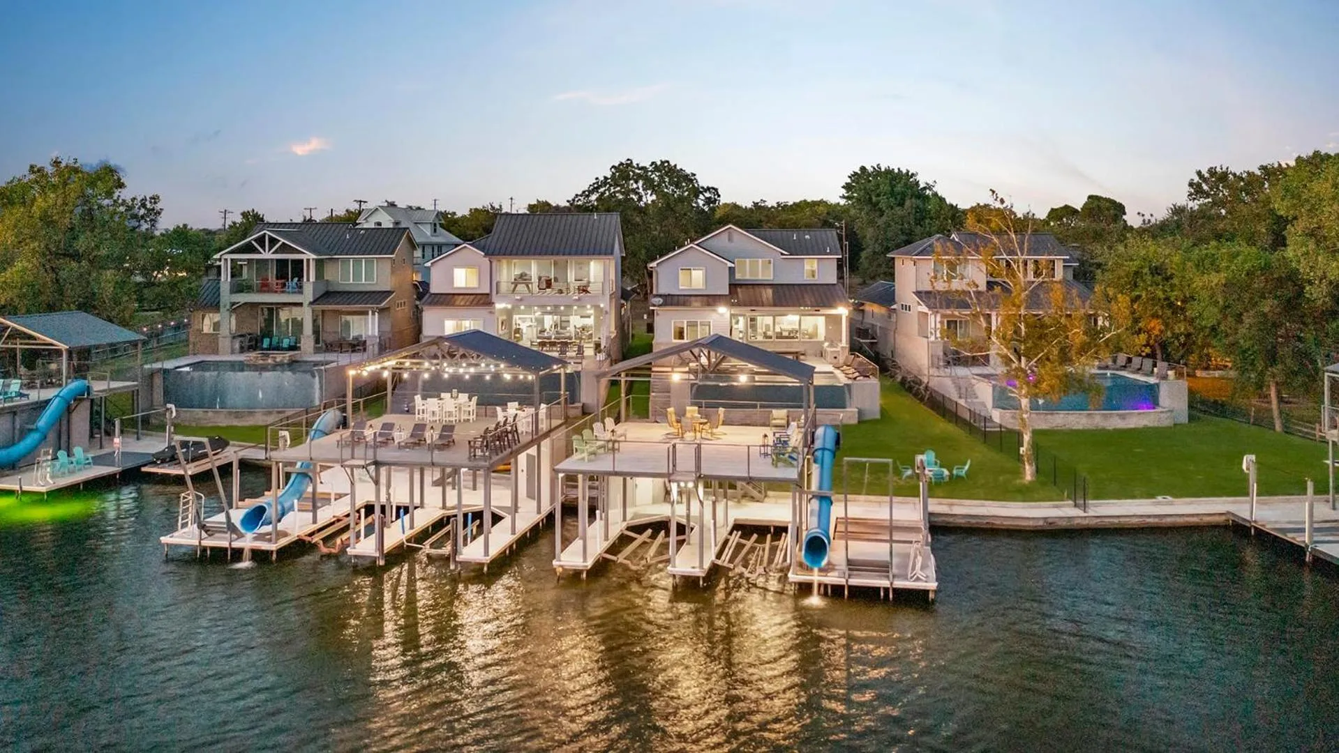 Luxury Waterfront Home with Swimming Pool Hot Tub and 2 Boat Slips