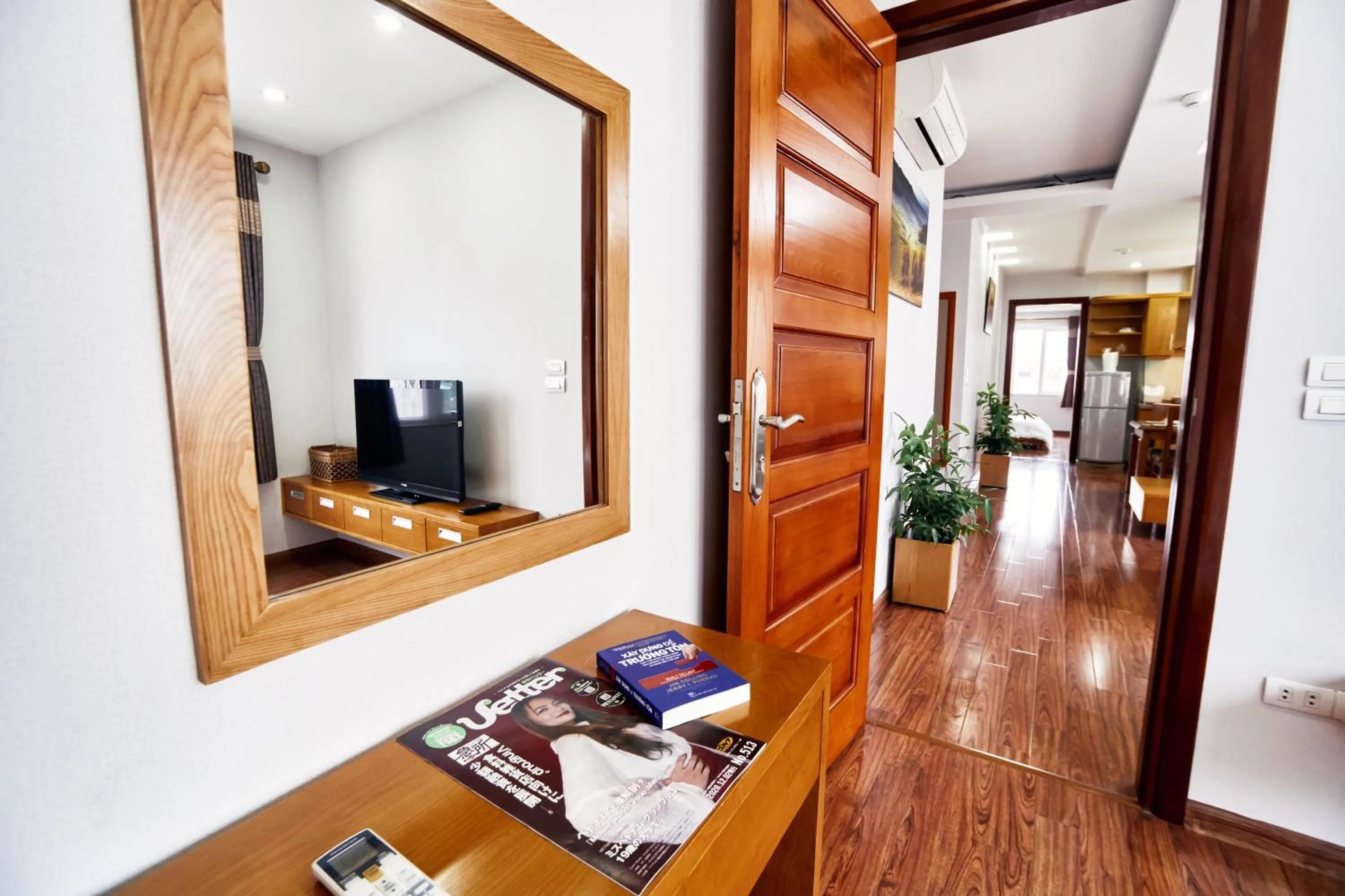 Photo of the whole room, Bed in Trang Thanh Luxury Apartment