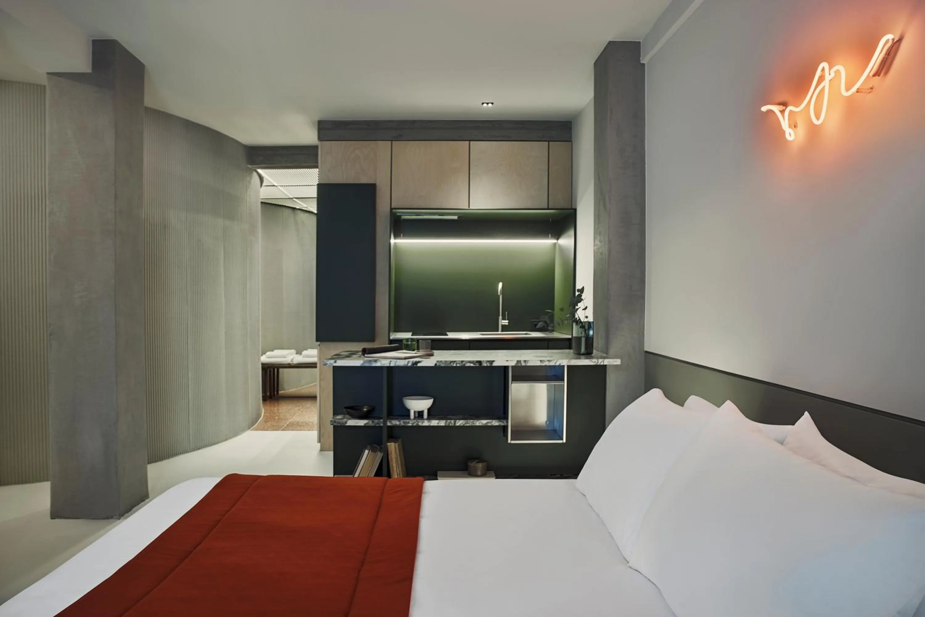 Bedroom, Bed in The Newel Metaxourgeio by Athens Stay