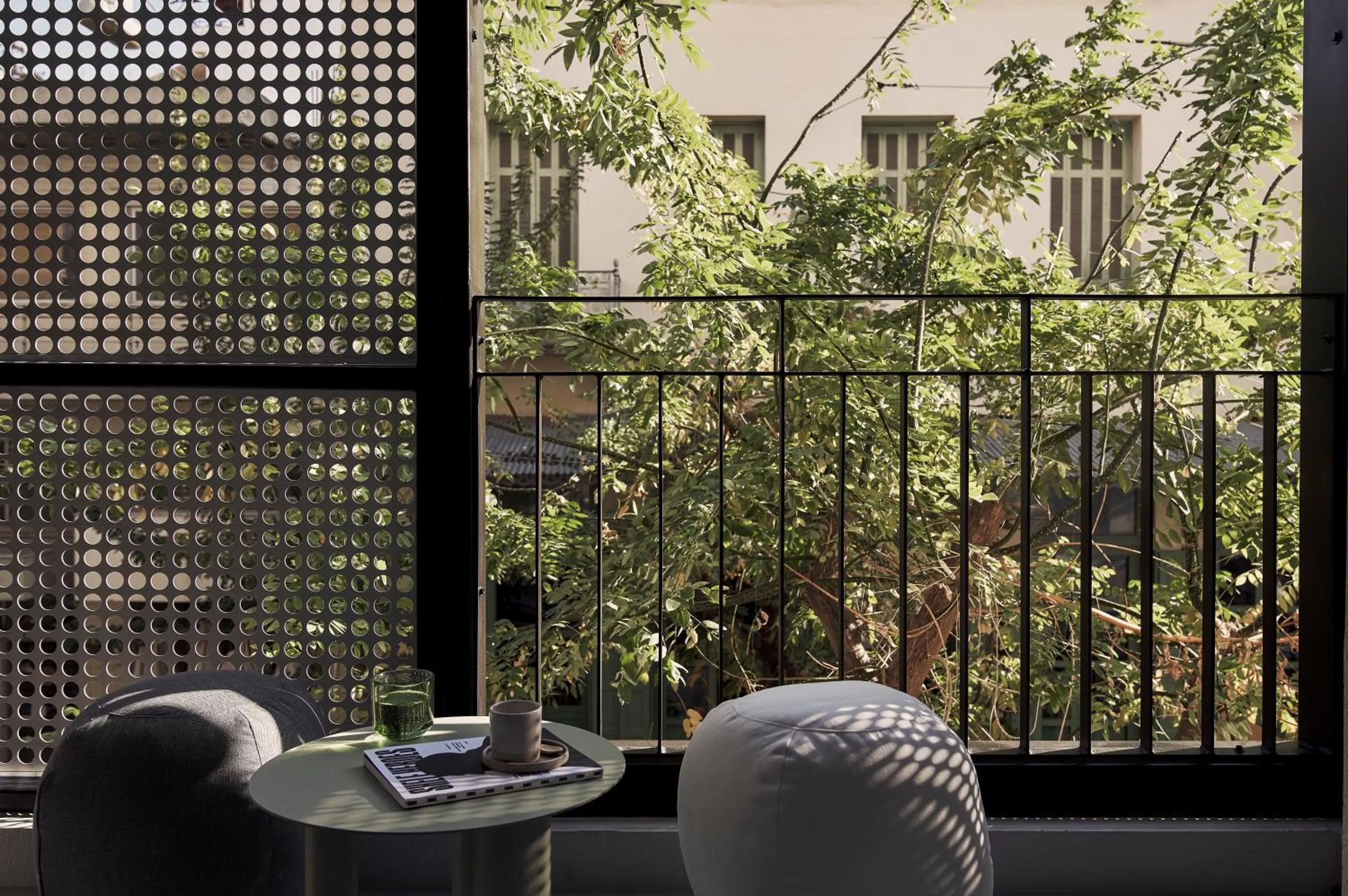 Balcony/Terrace in The Newel Metaxourgeio by Athens Stay