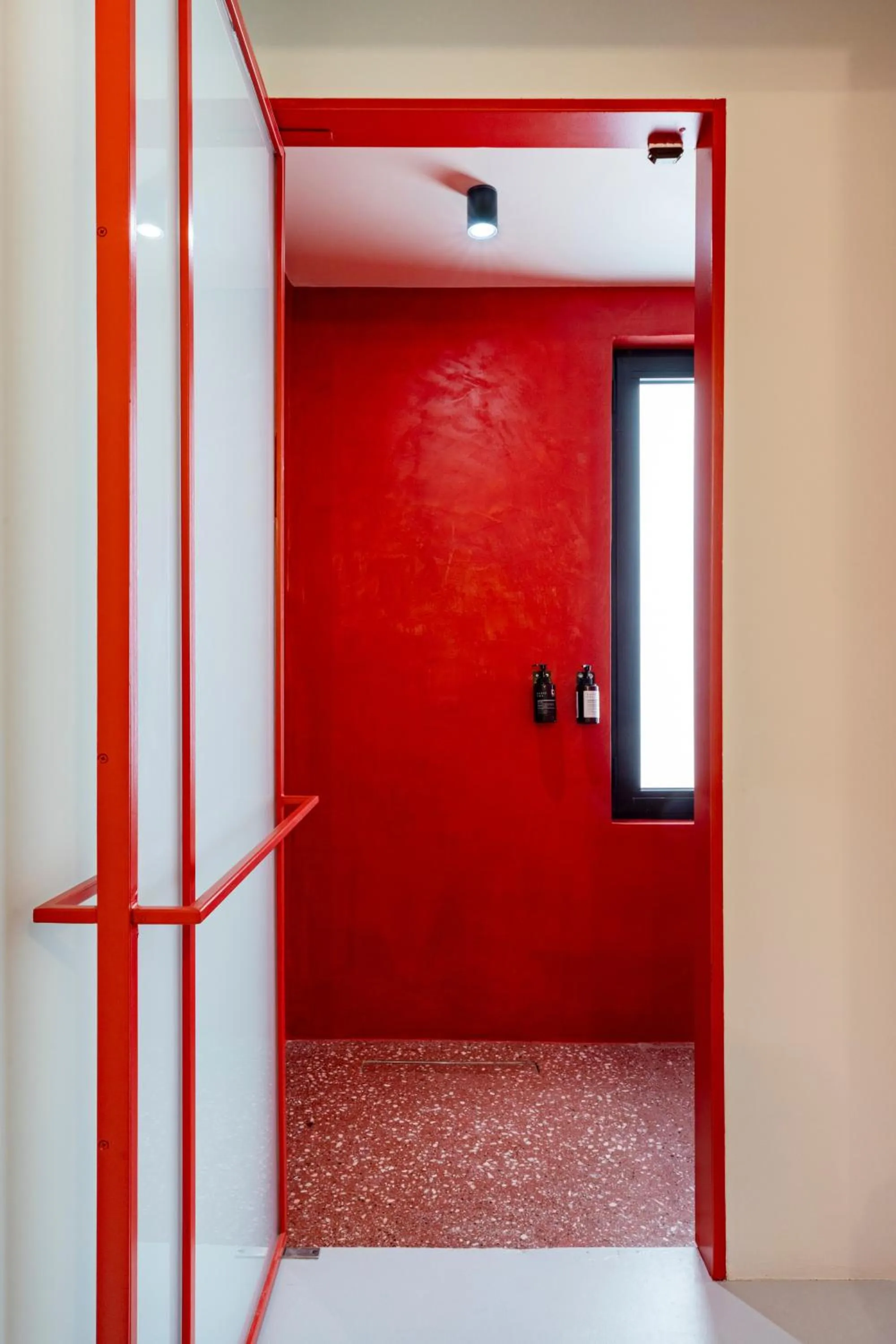 Bathroom in The Newel Metaxourgeio by Athens Stay