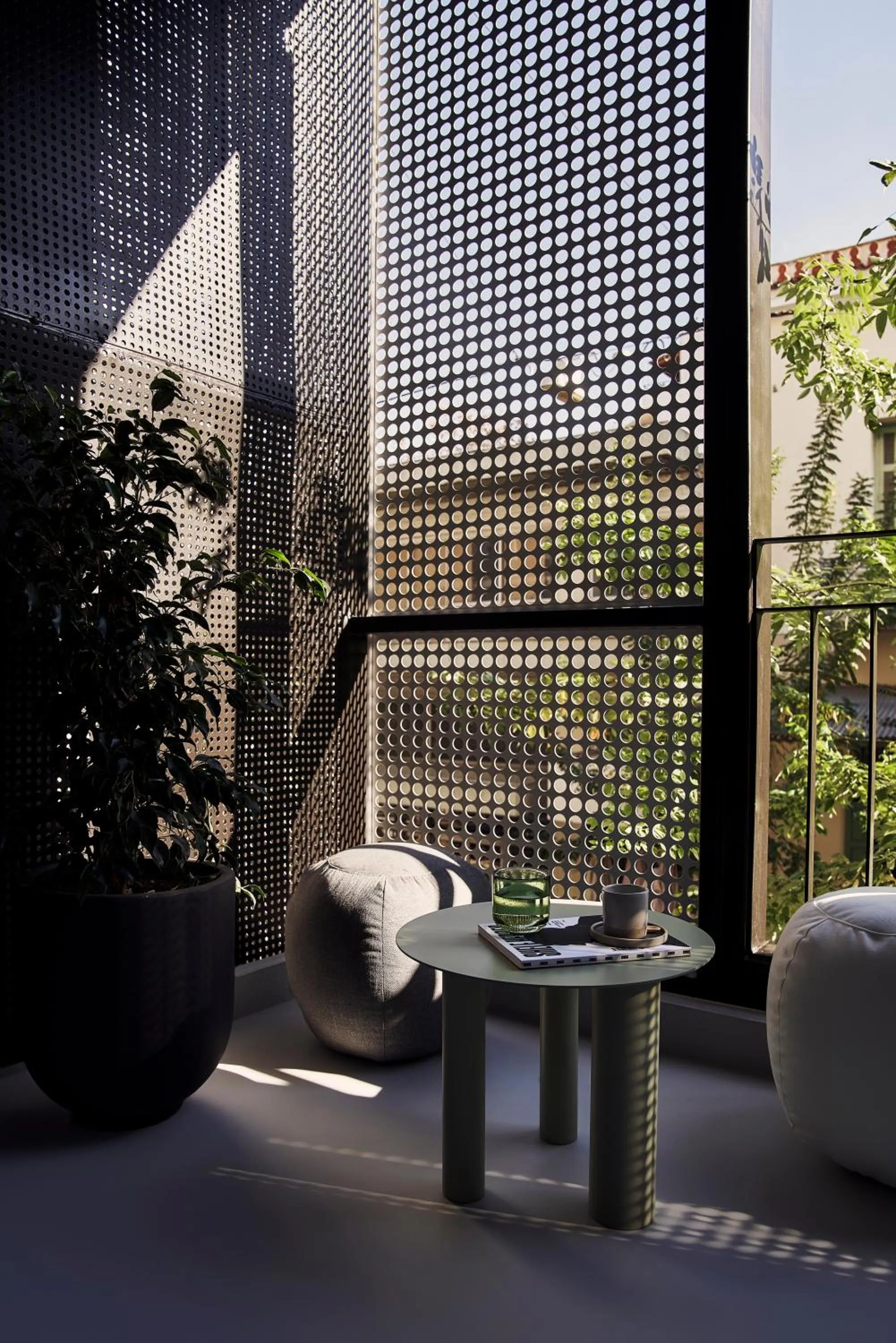 Balcony/Terrace in The Newel Metaxourgeio by Athens Stay