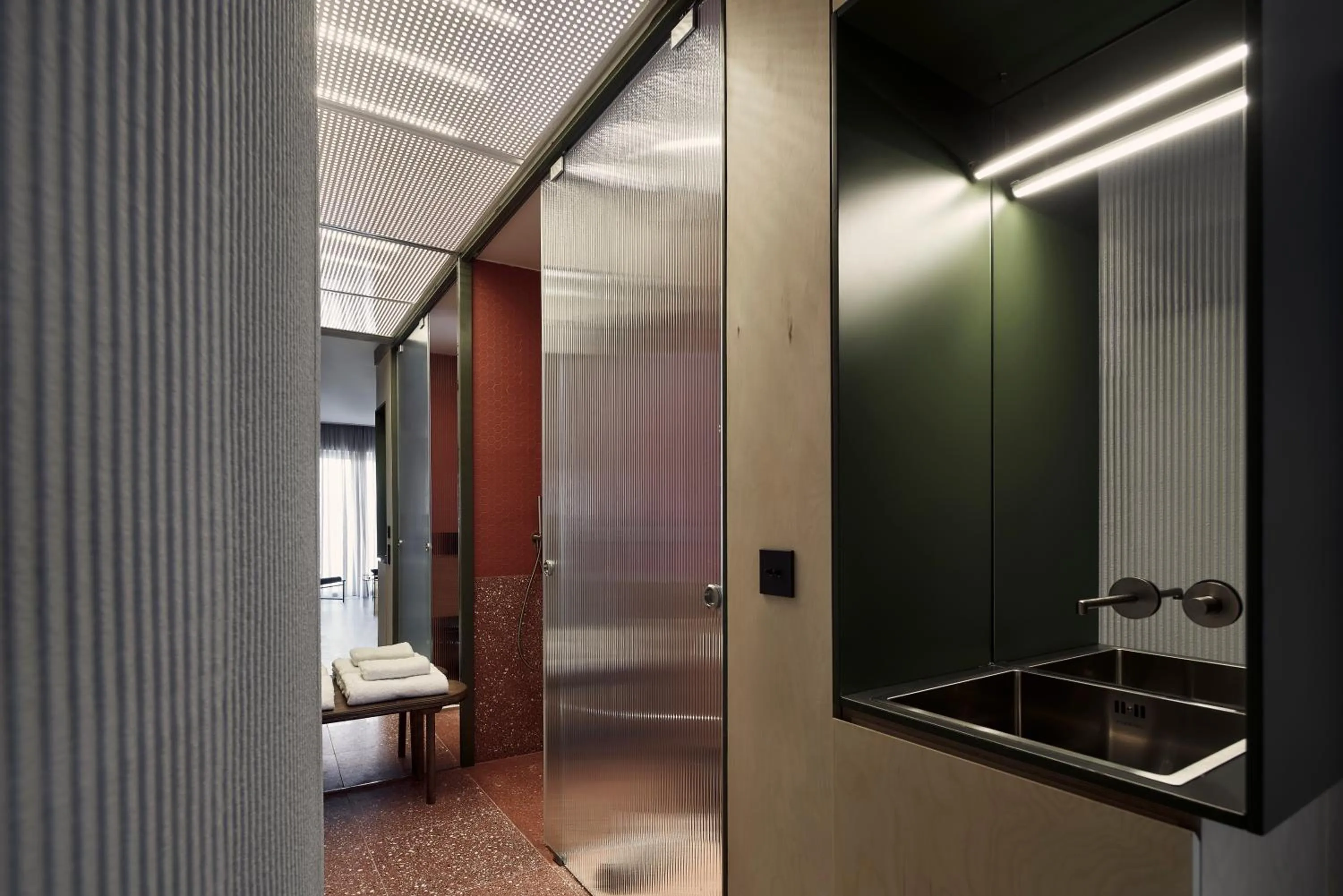 Bedroom in The Newel Metaxourgeio by Athens Stay