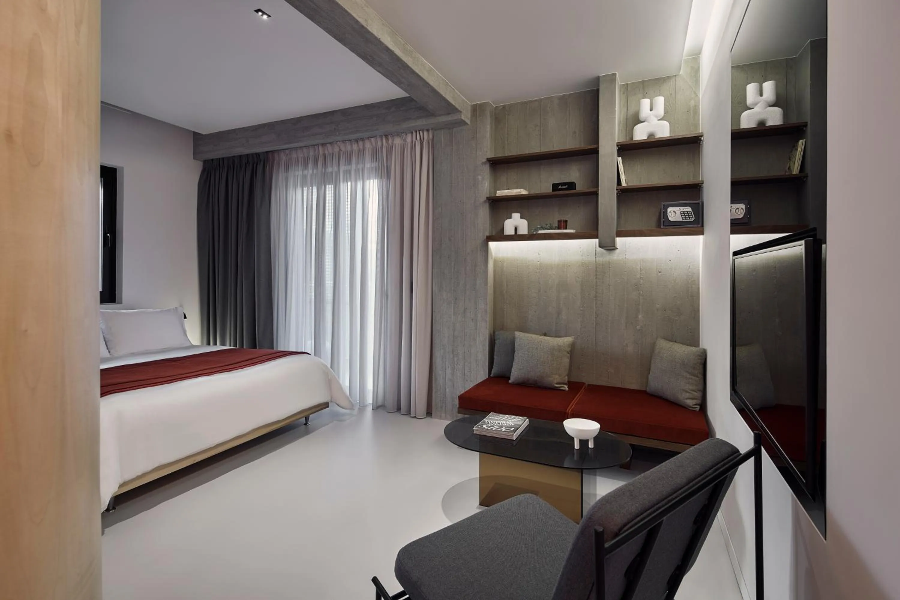 Bedroom, Bed in The Newel Metaxourgeio by Athens Stay