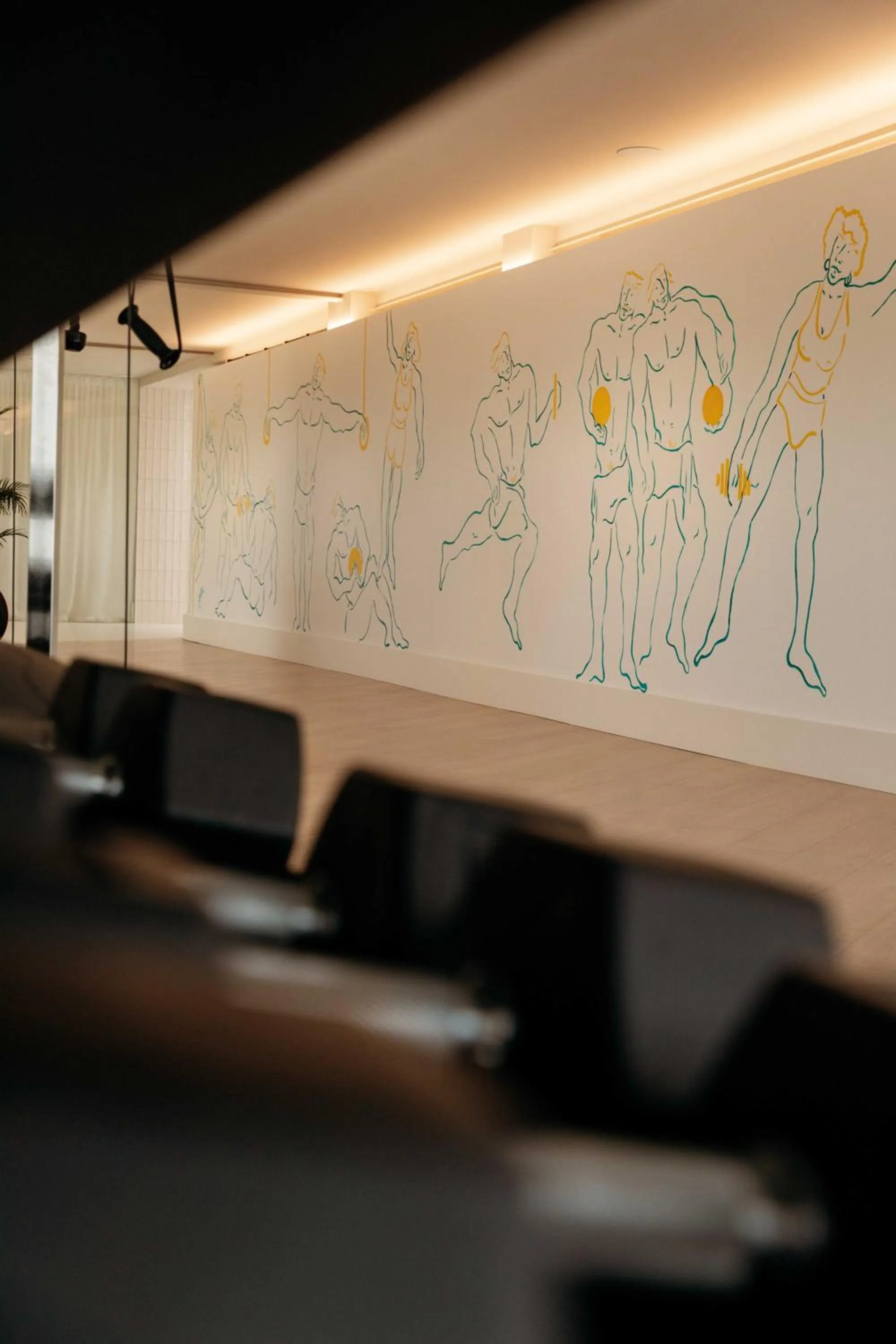 Fitness centre/facilities in Hotel Almirante