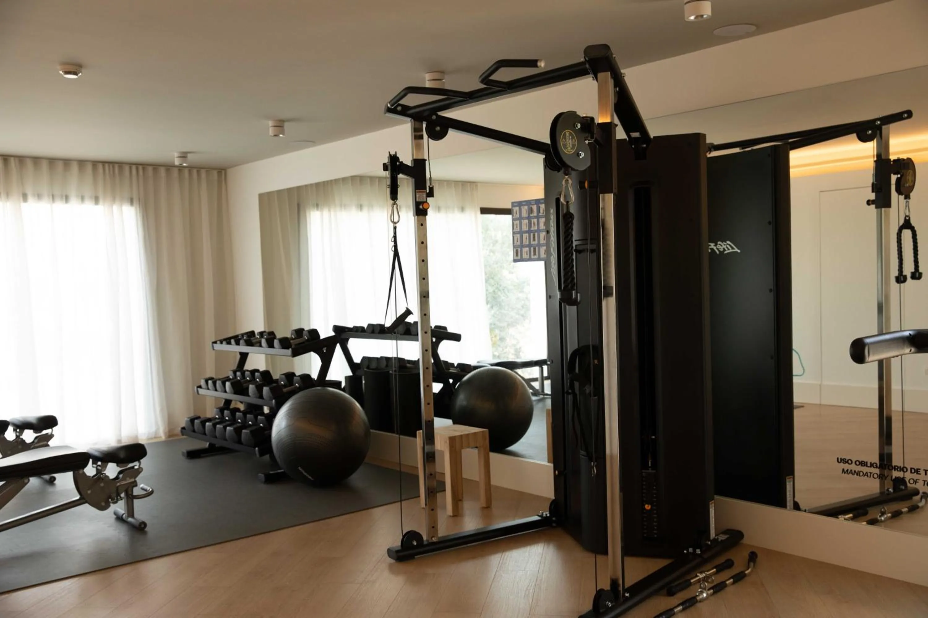 Fitness centre/facilities in Hotel Almirante