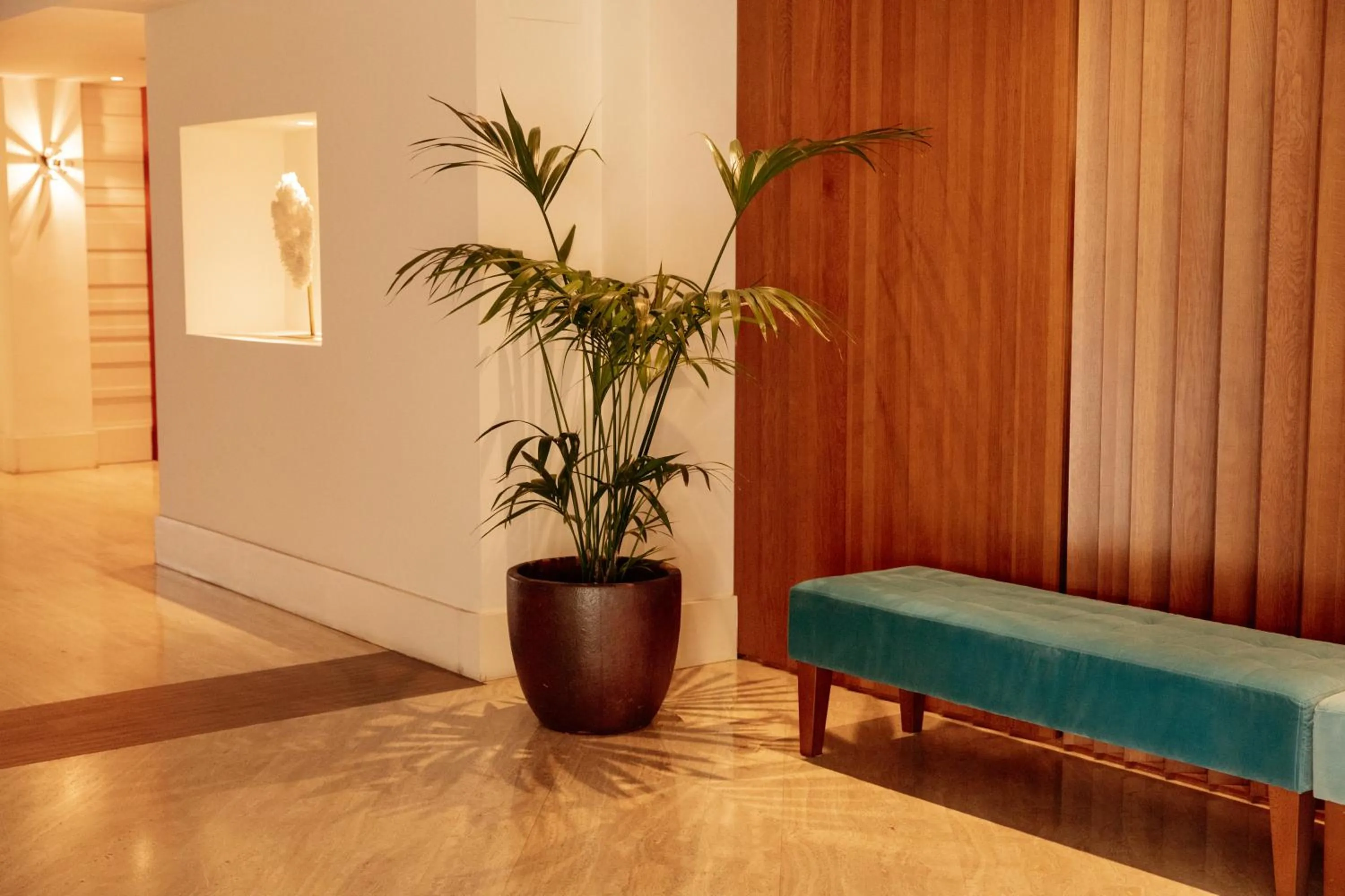 Seating area in Hotel Almirante