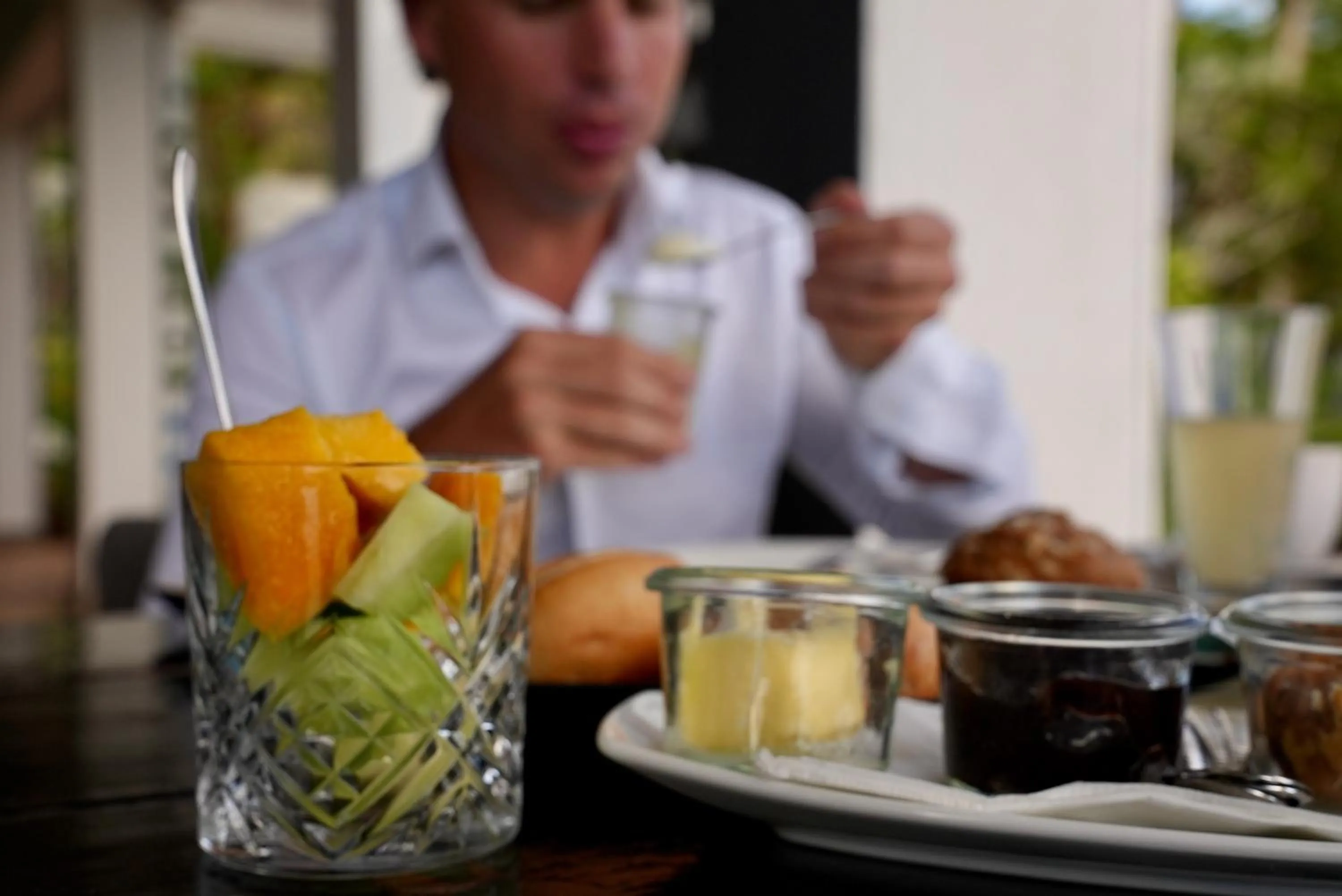 People in Quill Gardens Boutique Hotel