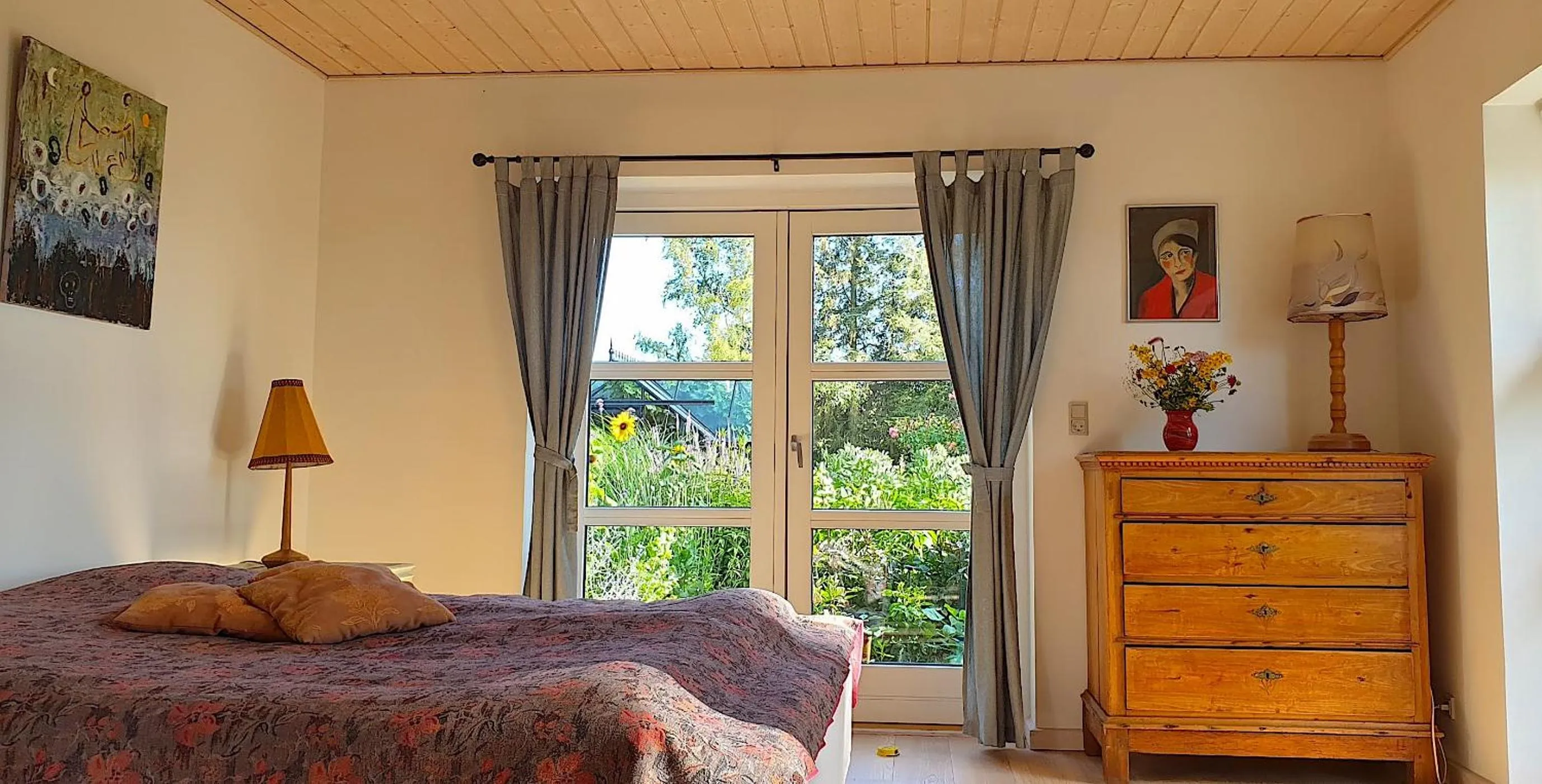 Bedroom, Bed in Farmors Hus