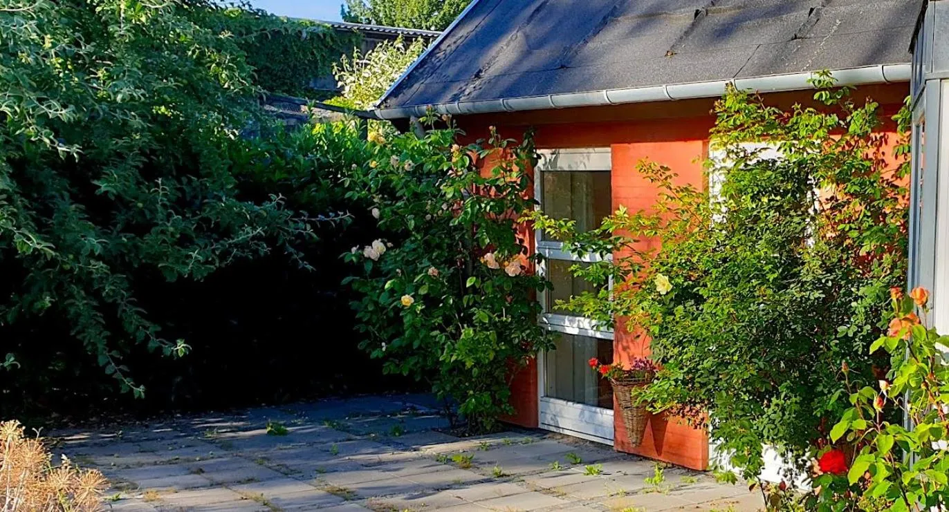 Garden view in Farmors Hus
