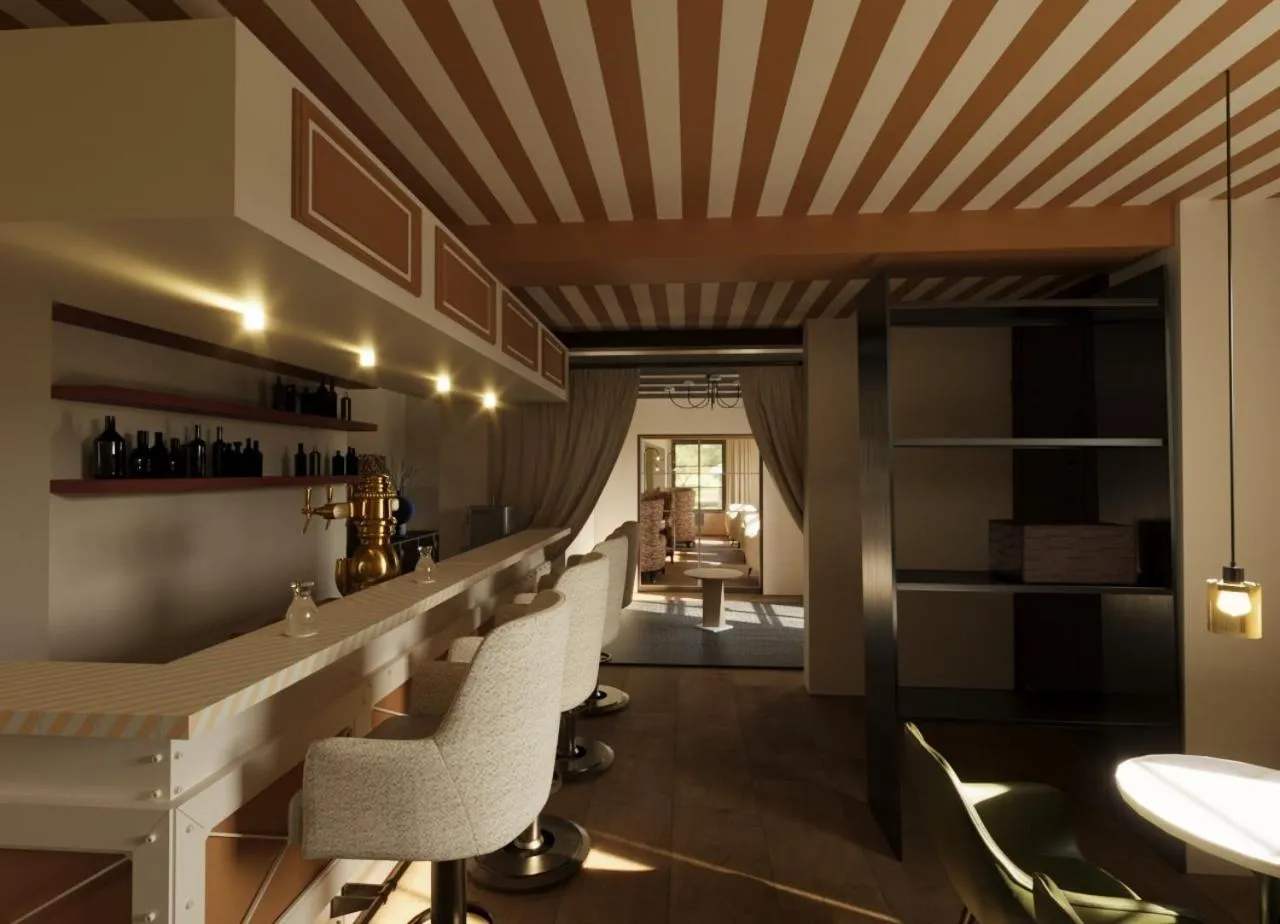 Lounge or bar in Relais Manderen