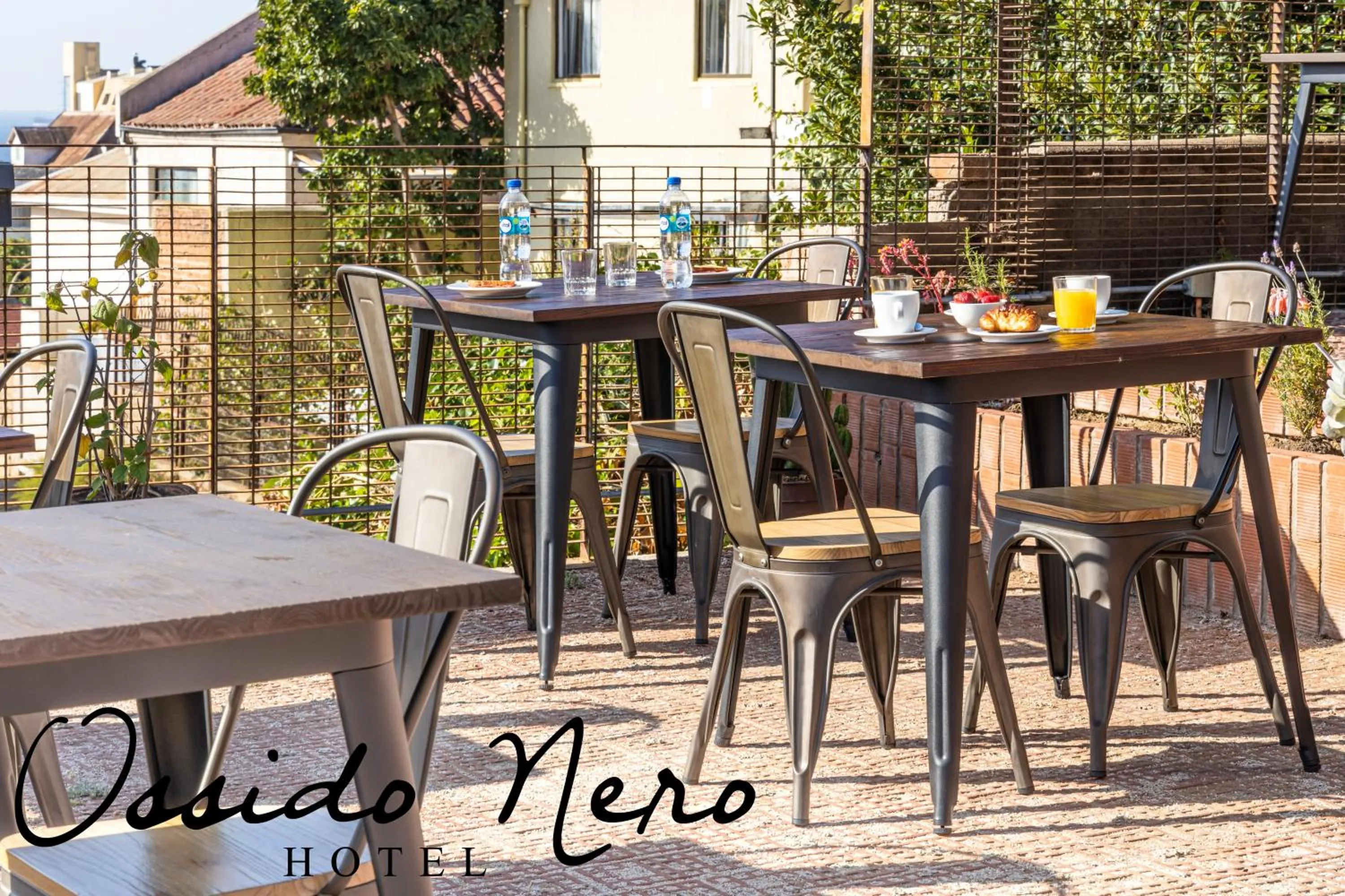 Patio in Hotel Boutique Ossido Nero