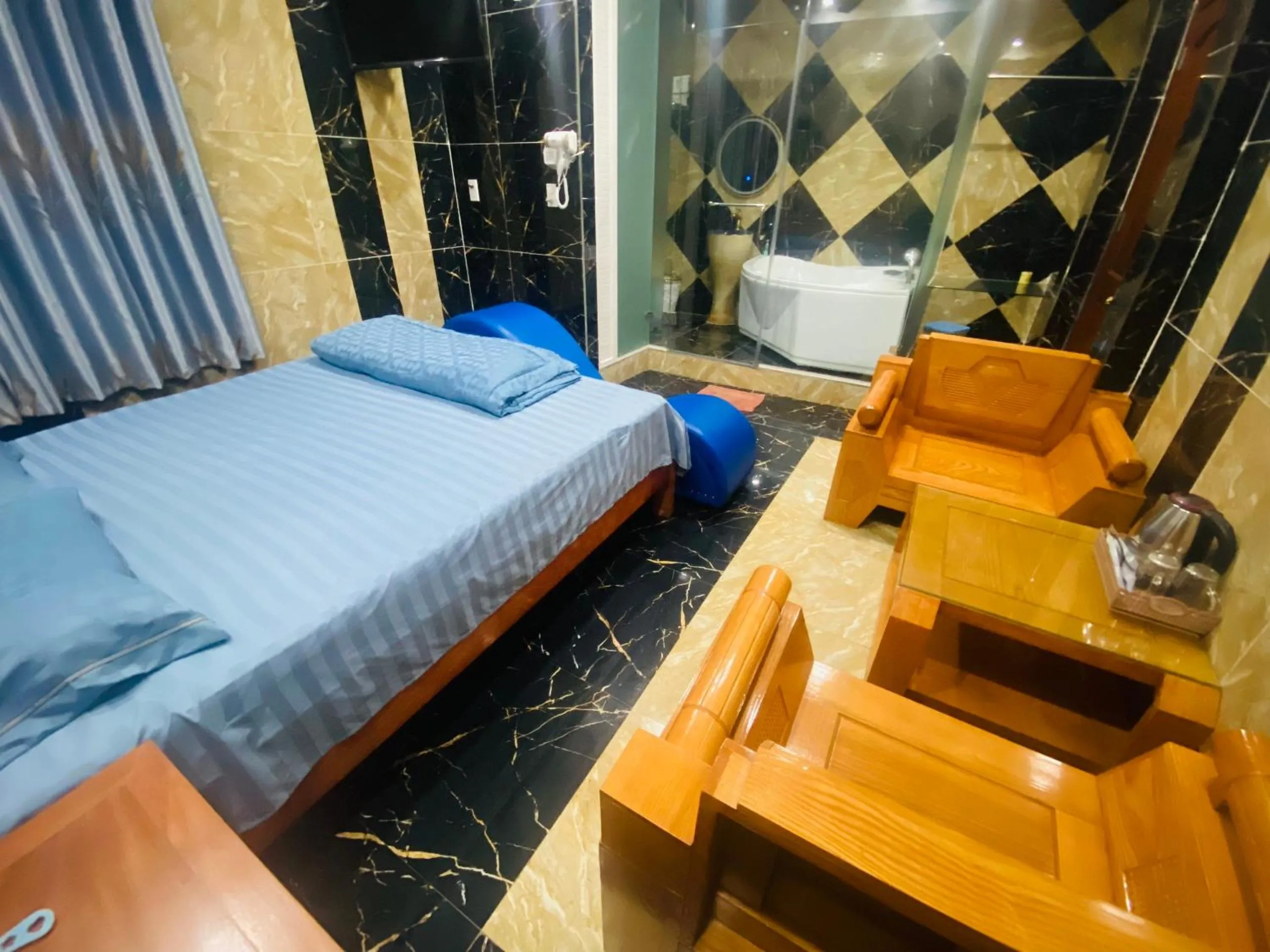 Bed in Khách Sạn Khánh Bình - Bình Dương