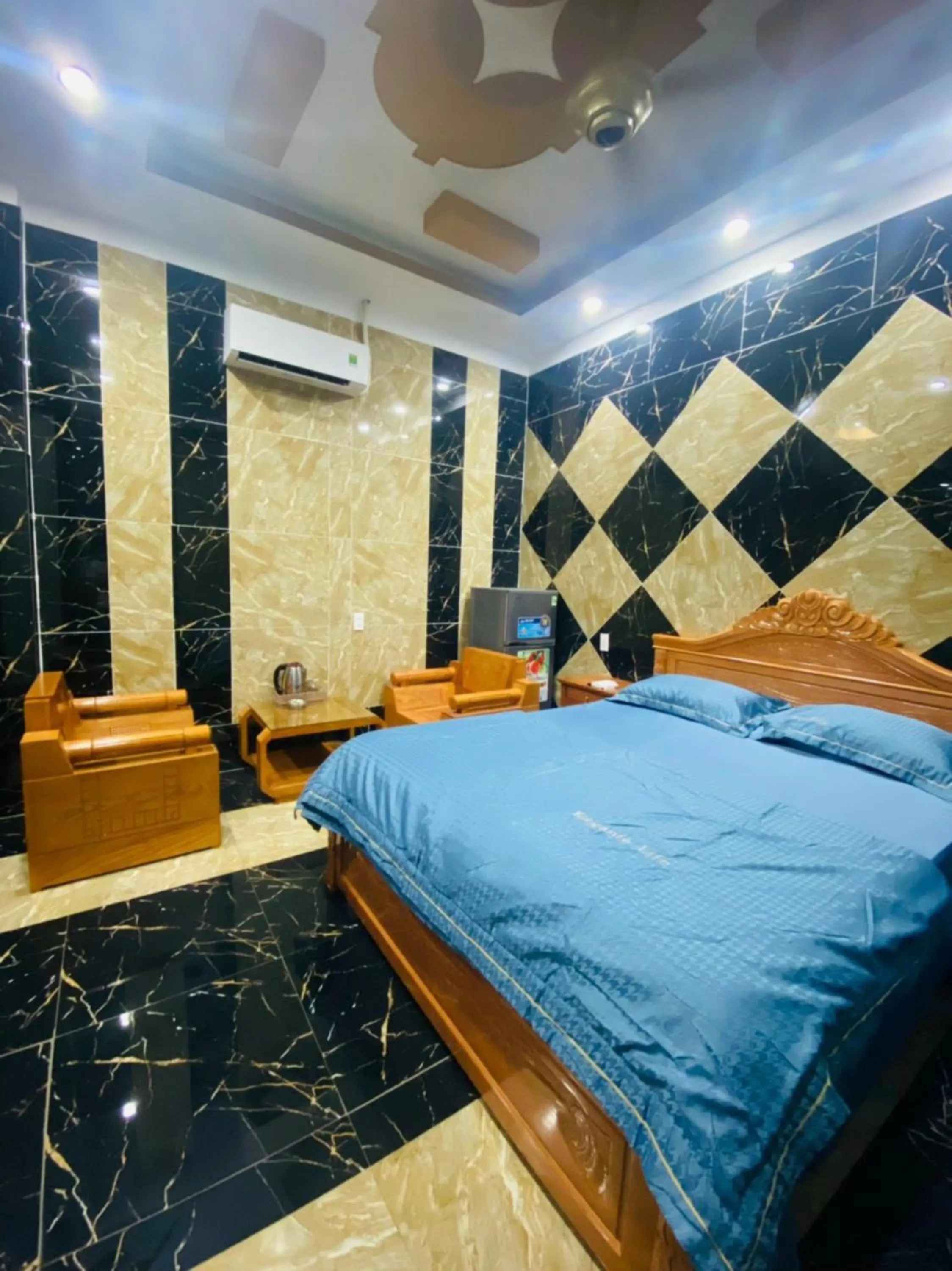 Bed in Khách Sạn Khánh Bình - Bình Dương